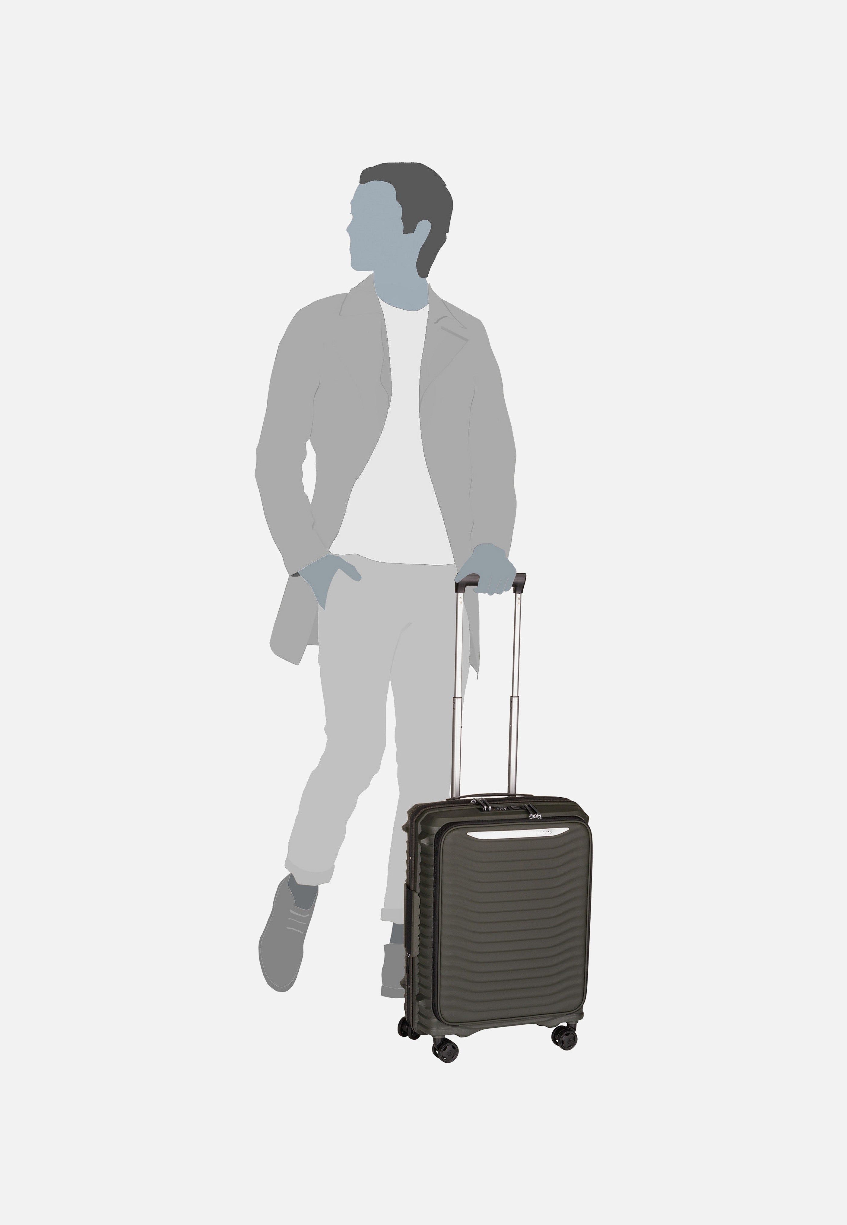 Samsonite - Upscape Spinner 55 EXP Easy Access Climbing Ivy - Suitcase | Neutral-Image