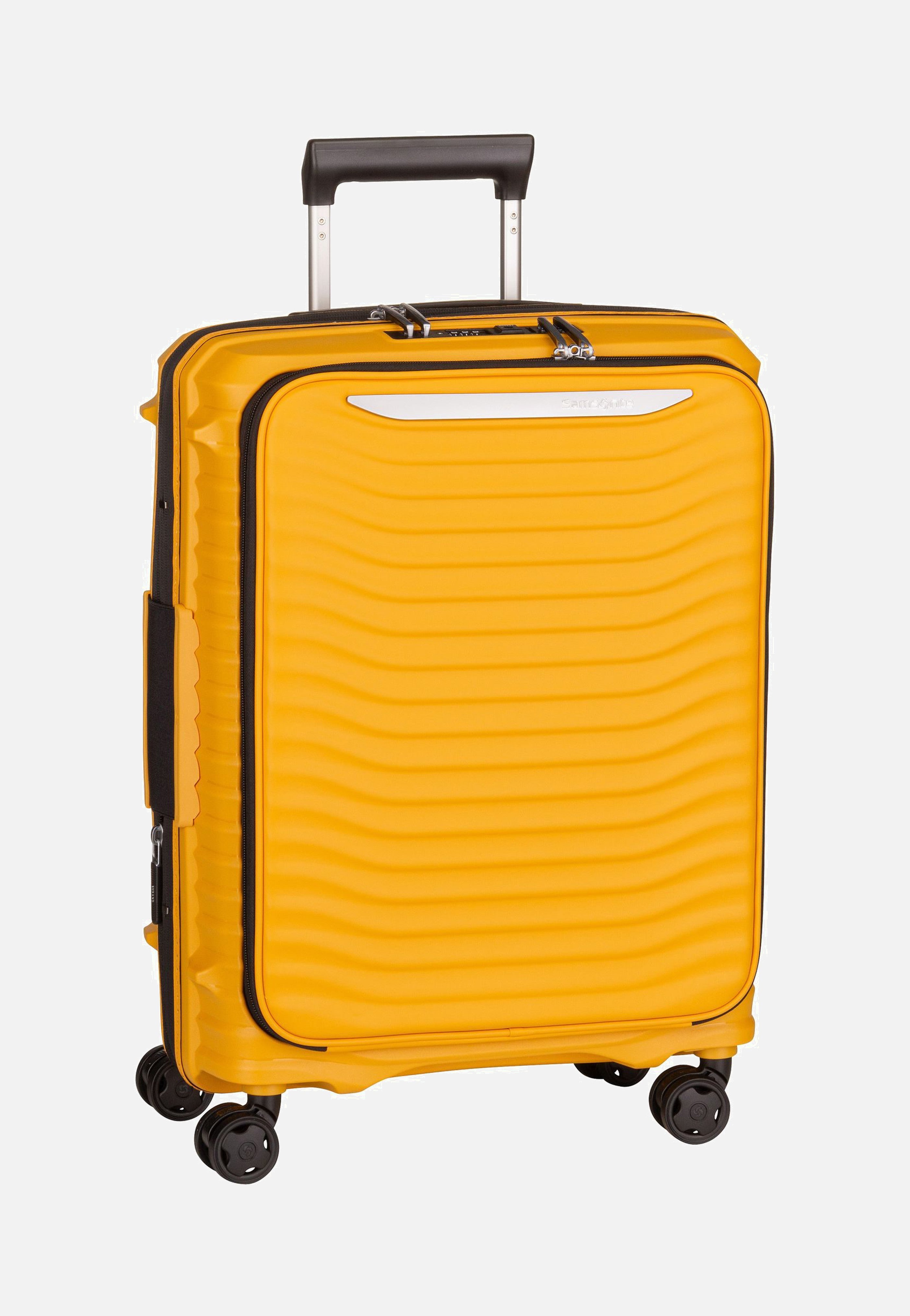 Samsonite Upscape Spinner 55 EXP Easy Access Yellow Koffer