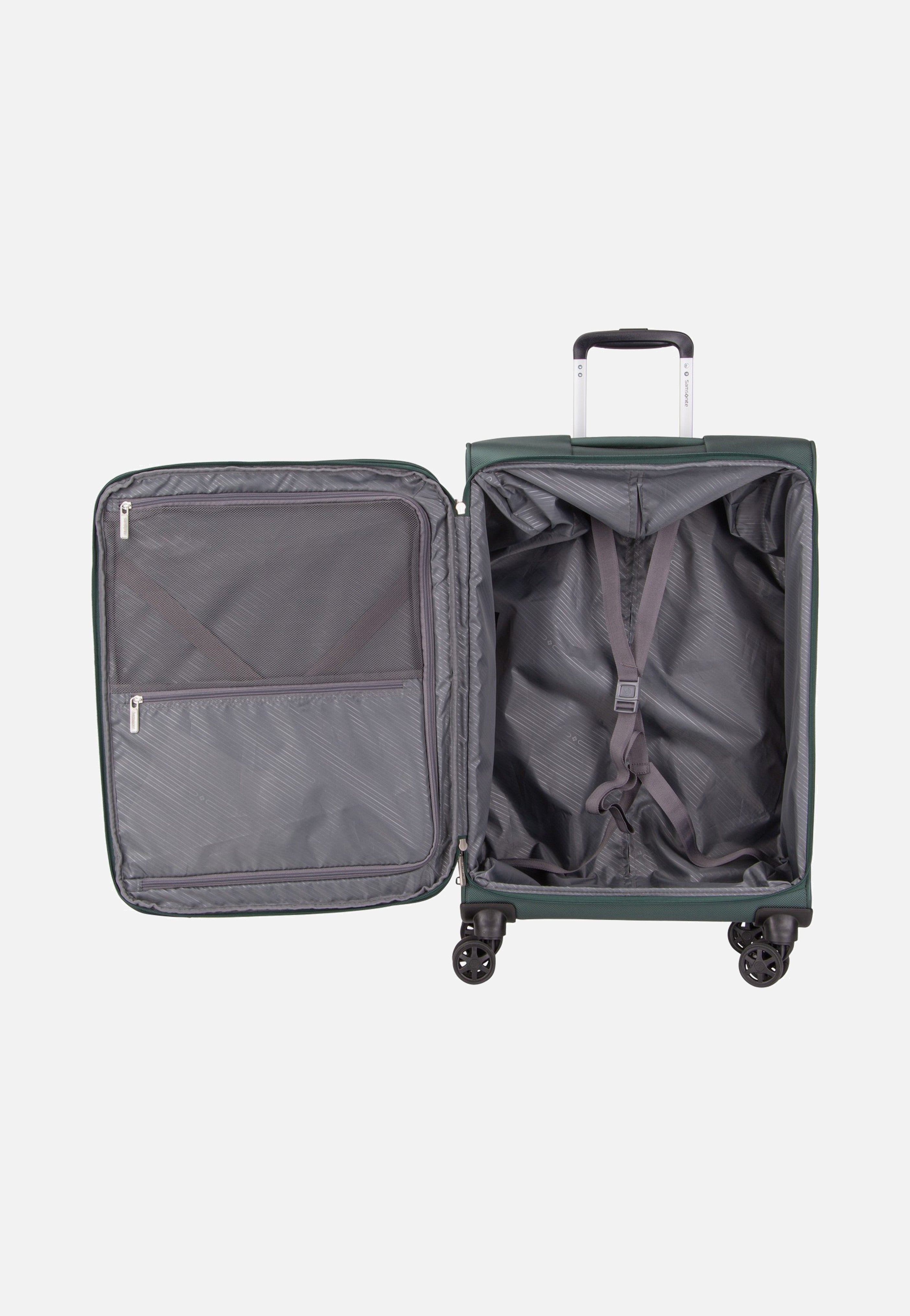 Samsonite Base Breeze 67/24 Spinner Exp Dark Green Koffer