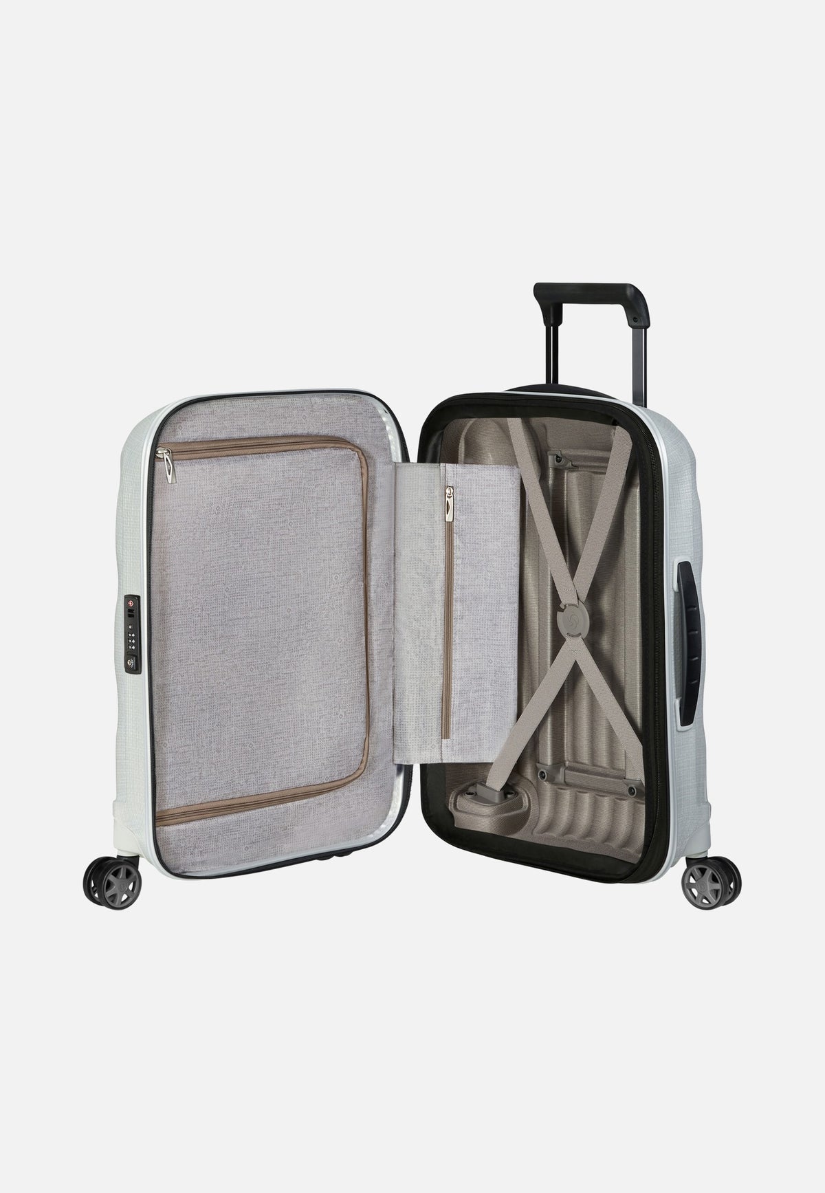 Samsonite C-Lite Spinner 55/20 Exp Off White Koffer