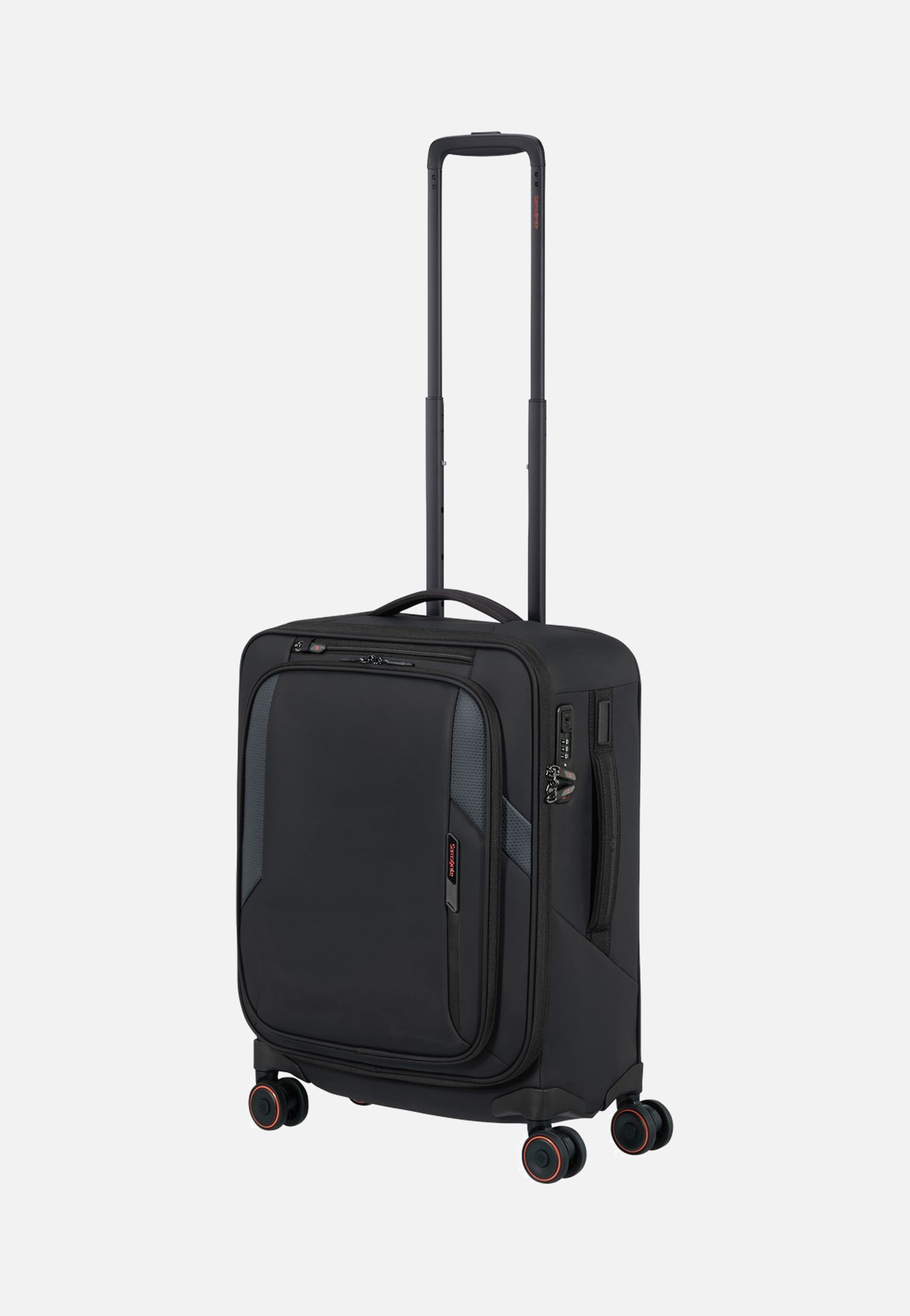 Samsonite Glazed Spinner 55/20 Exp Black Suitcase