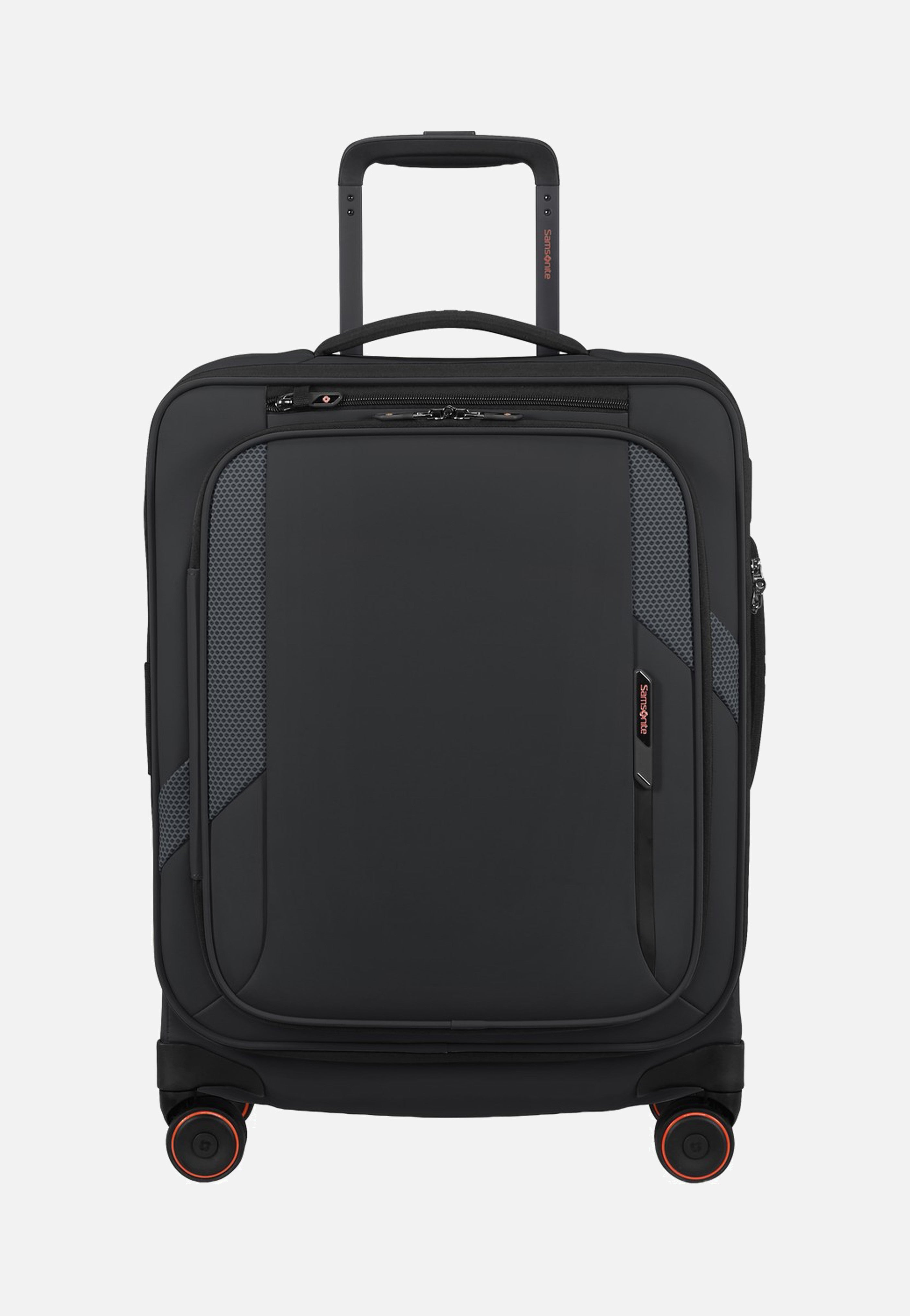 Samsonite Glazed Spinner 55/20 Exp Black Suitcase