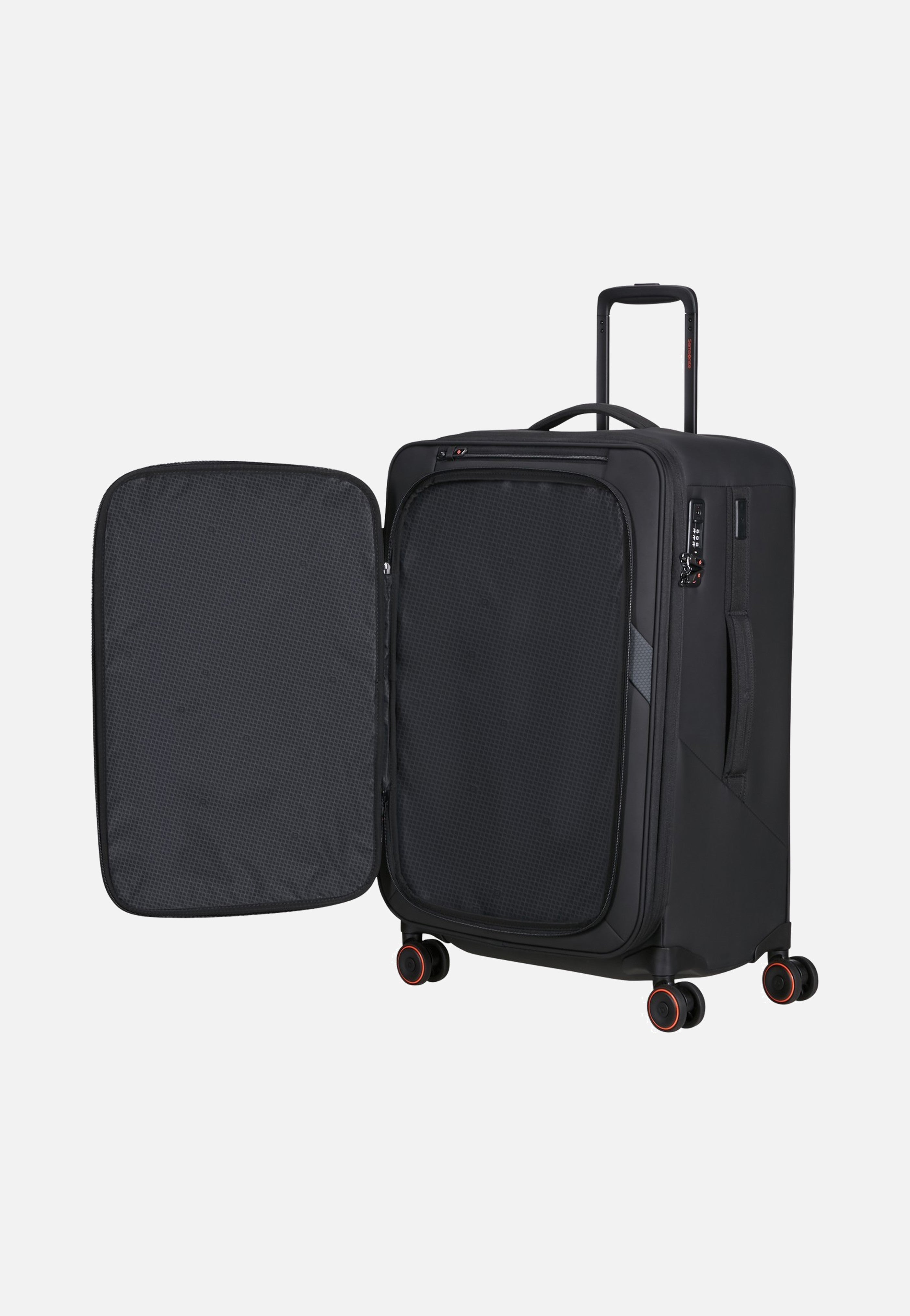Samsonite Glazed Spinner 67/24 Exp Black Suitcase