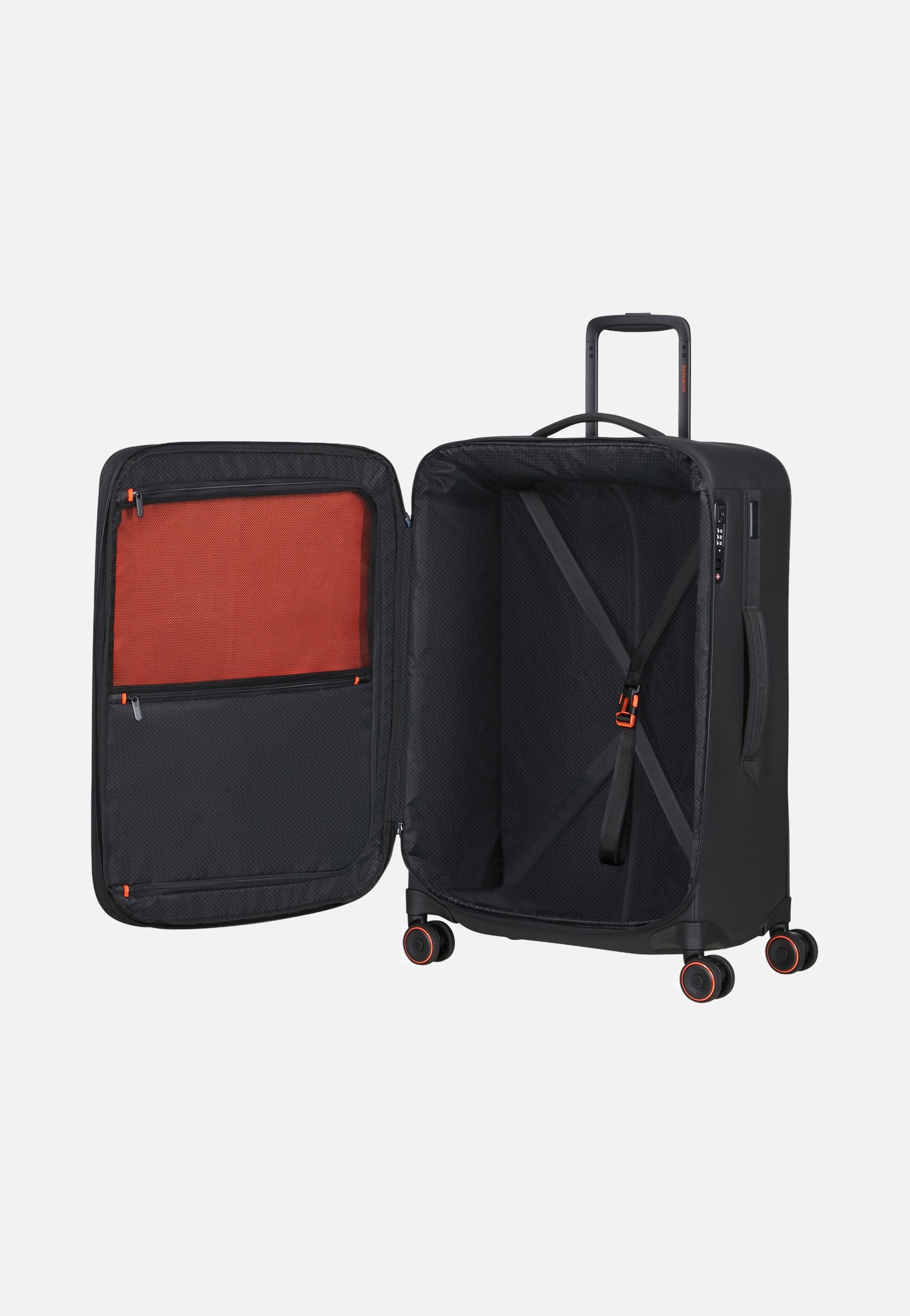 Samsonite Glazed Spinner 67/24 Exp Black Suitcase