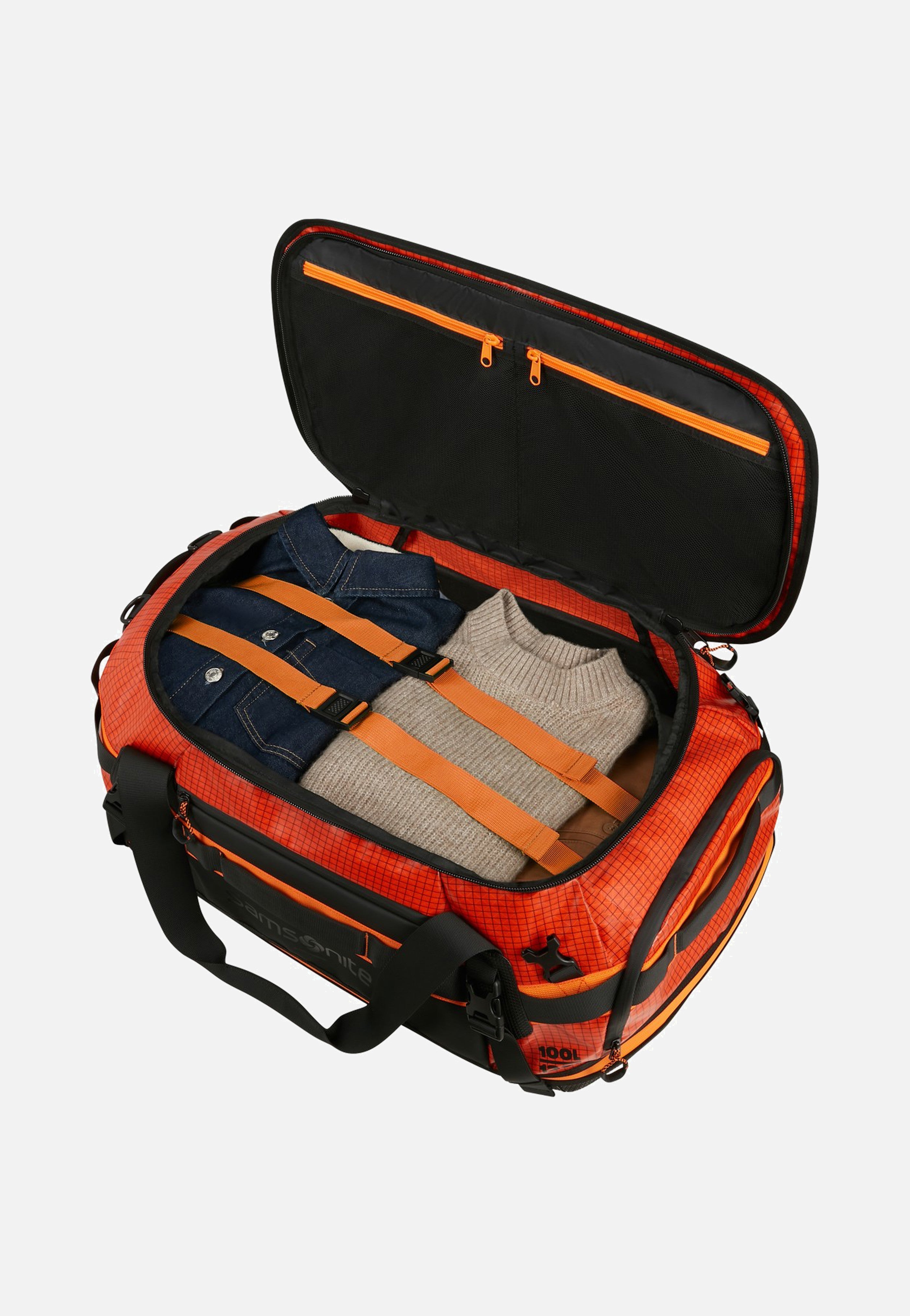 Samsonite Outtrax Duffle L Exp 100l/120l Tangerine Red Dufflebag