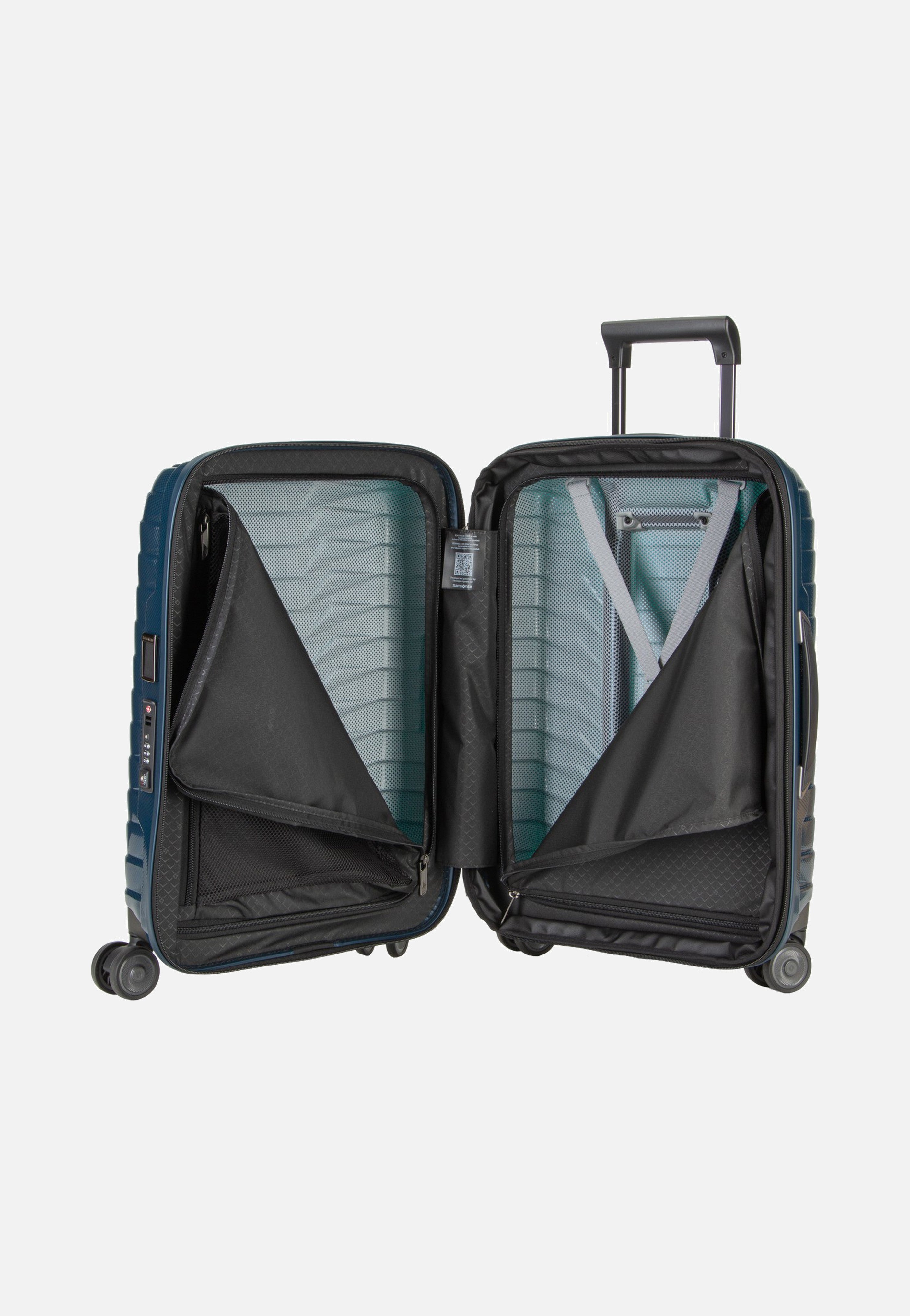 Samsonite Proxis Spinner 55/20 Exp Petrol Blue Koffer