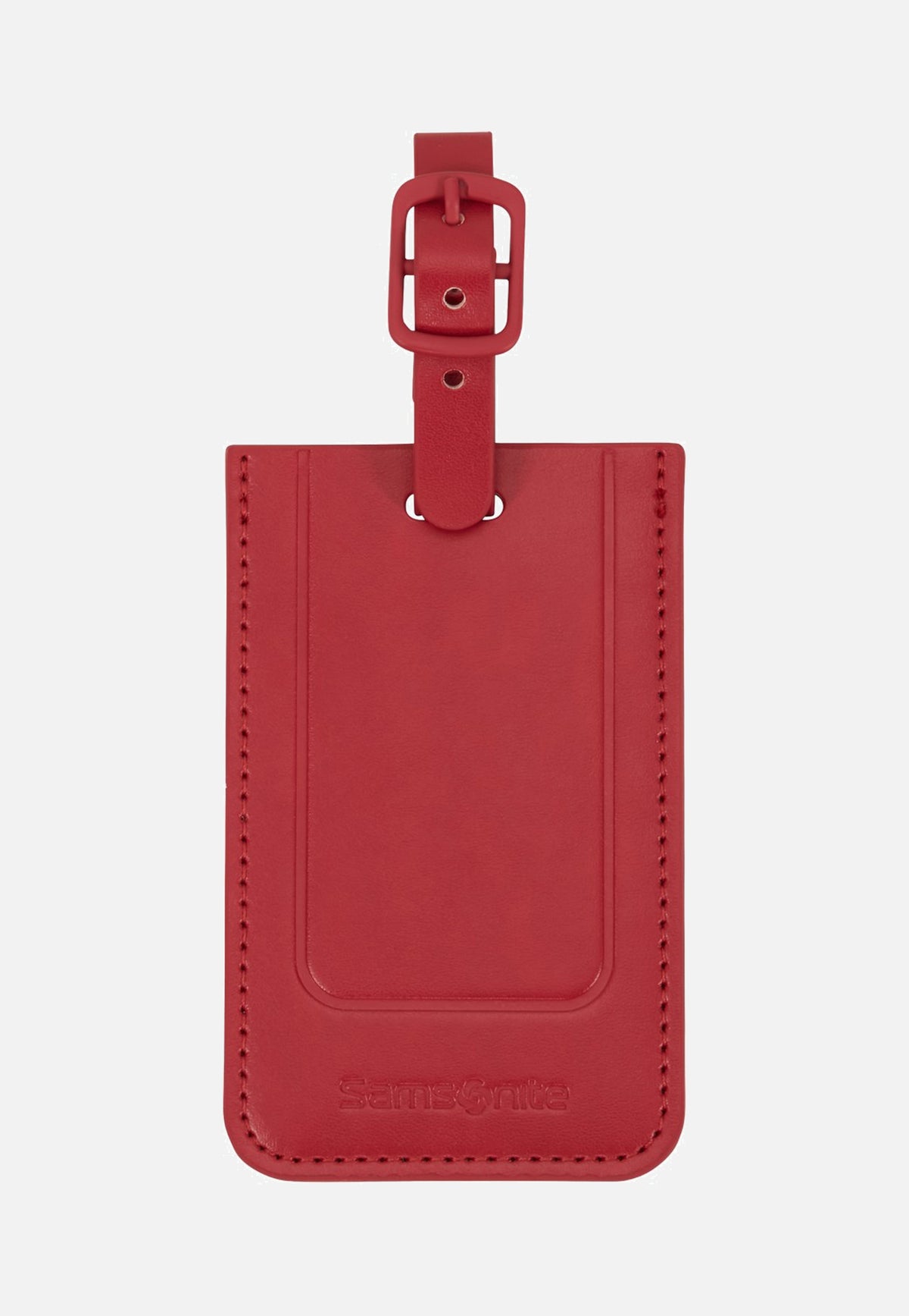 Samsonite Rectangle Luggage Tag Pack Of 2 Red Gepäckanhänger