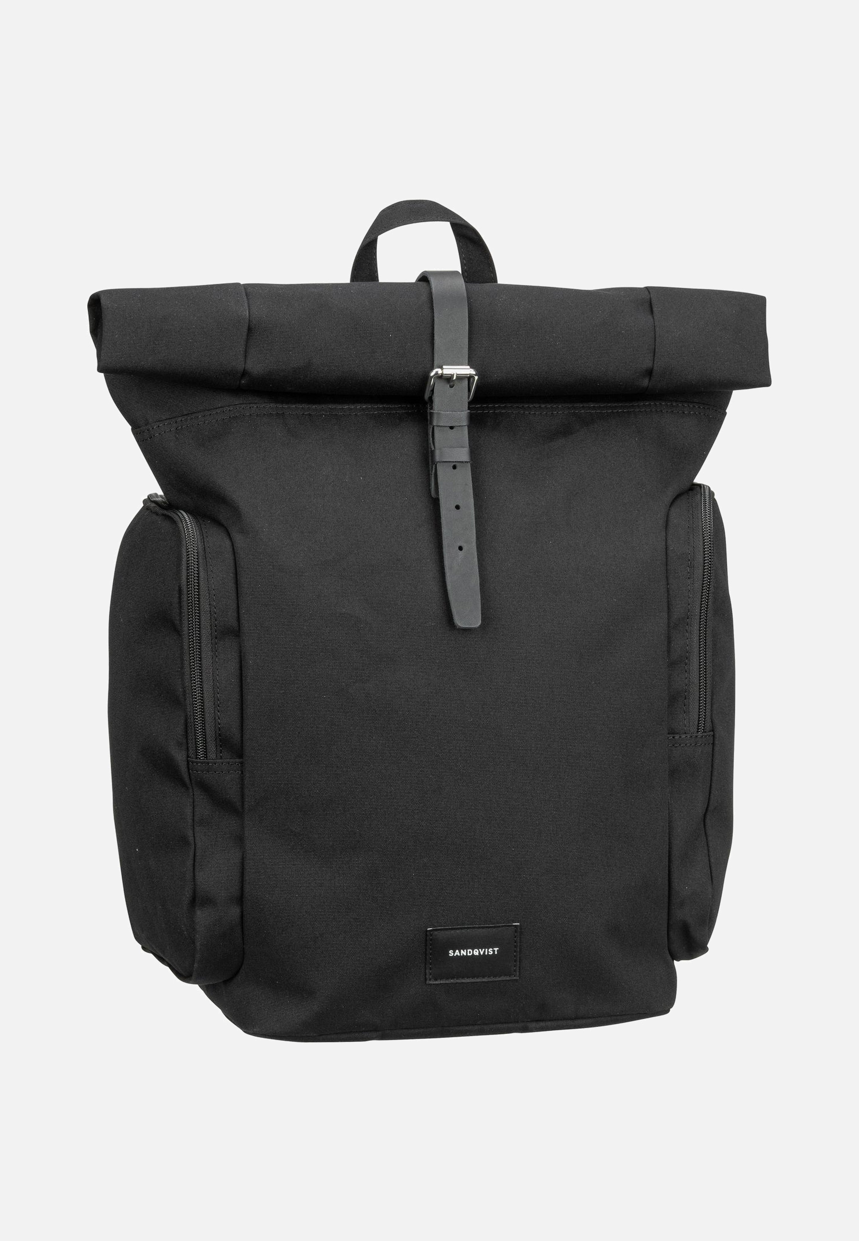 Sandqvist - Axel Black - Rolltop Backpack | Neutral-Image