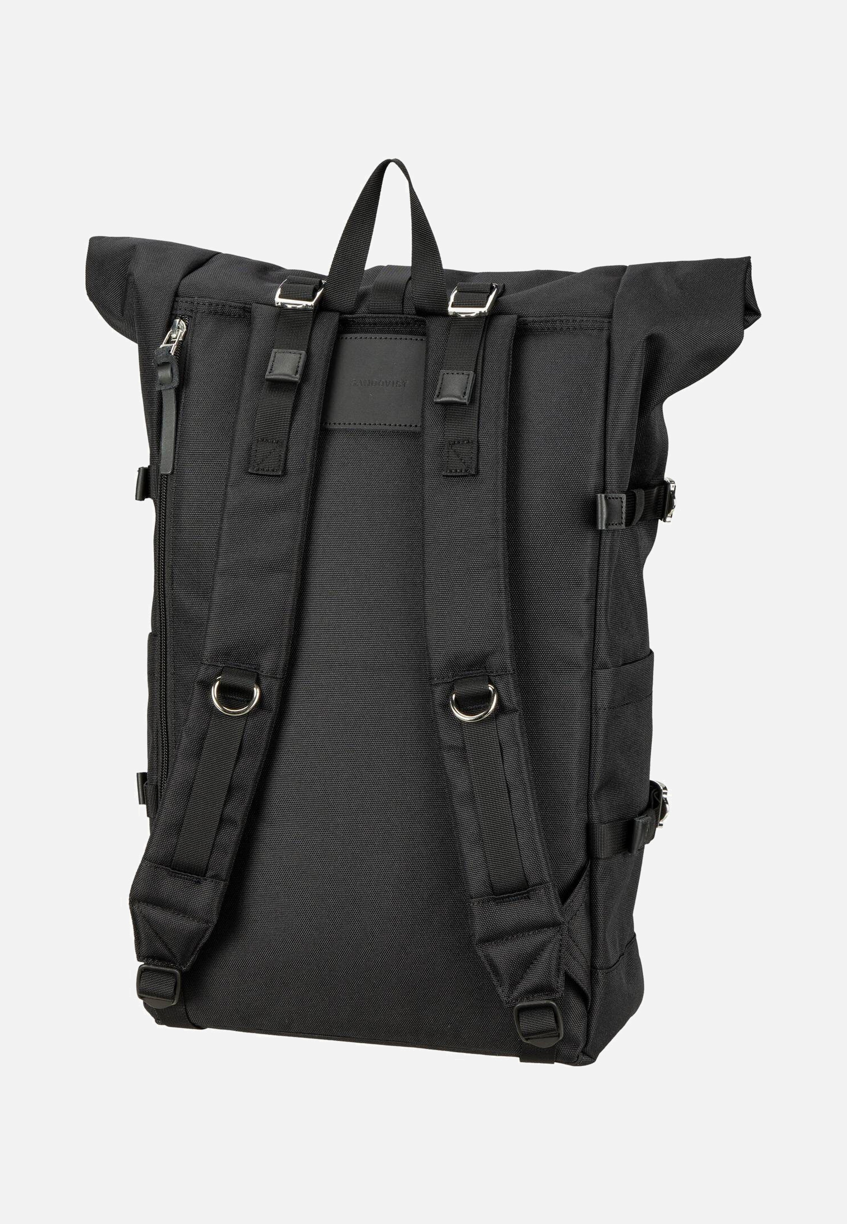 Sandqvist - Bernt Black - Rolltop Backpack | Neutral-Image