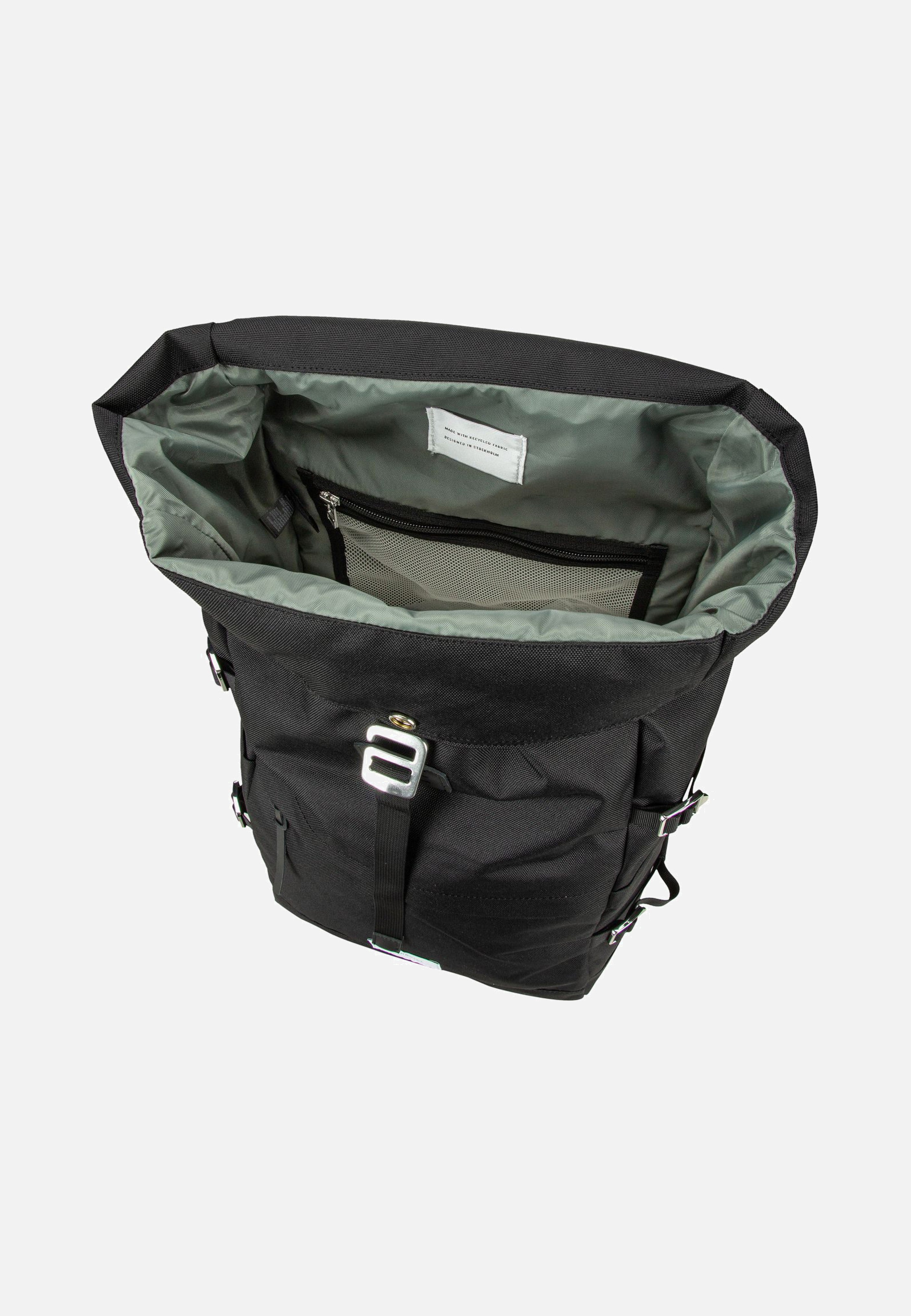 Sandqvist - Bernt Black - Rolltop Backpack | Neutral-Image