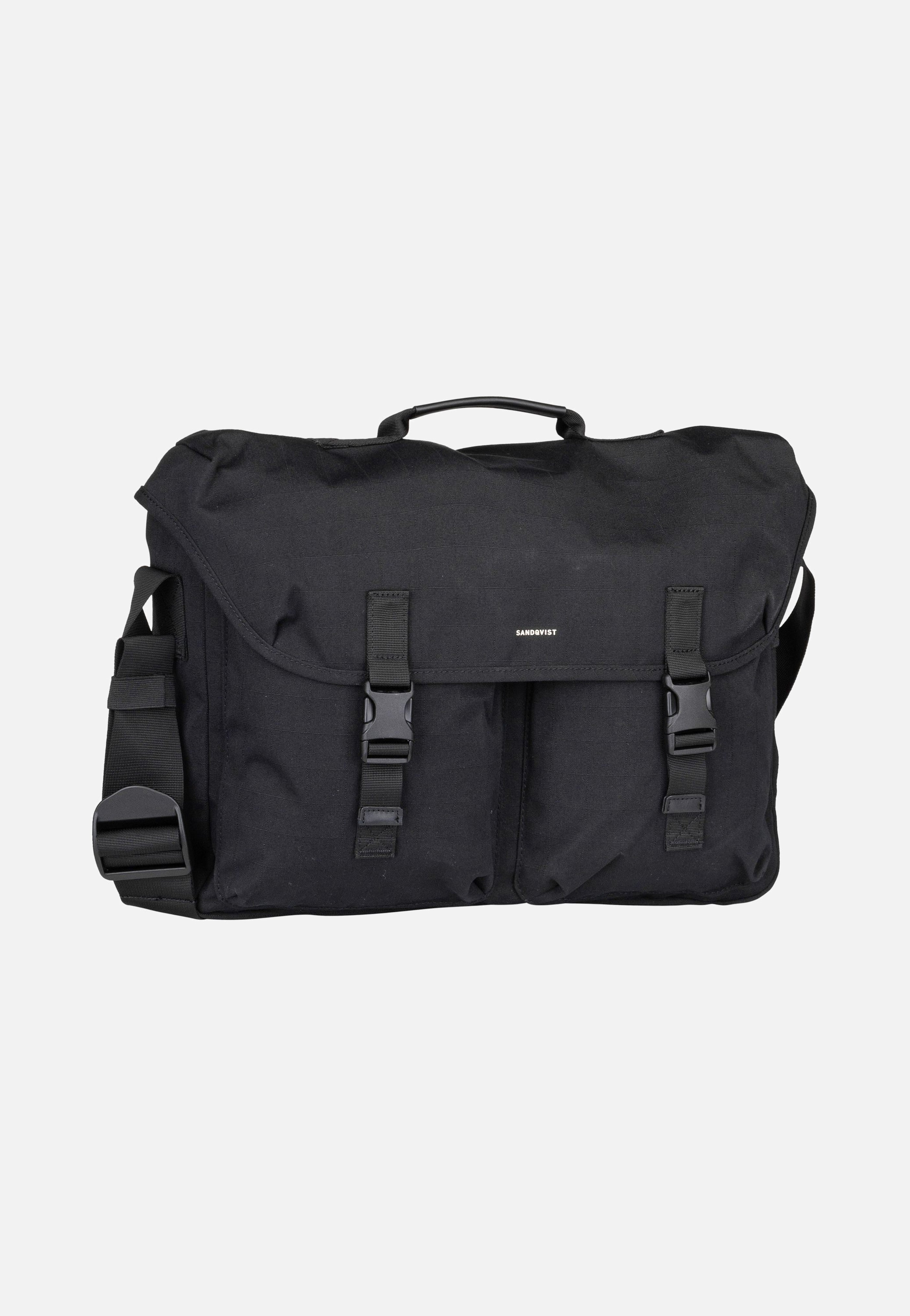 sandqvist fahrradtasche Sandqvist Everyday Msng Black - Messenger Bag