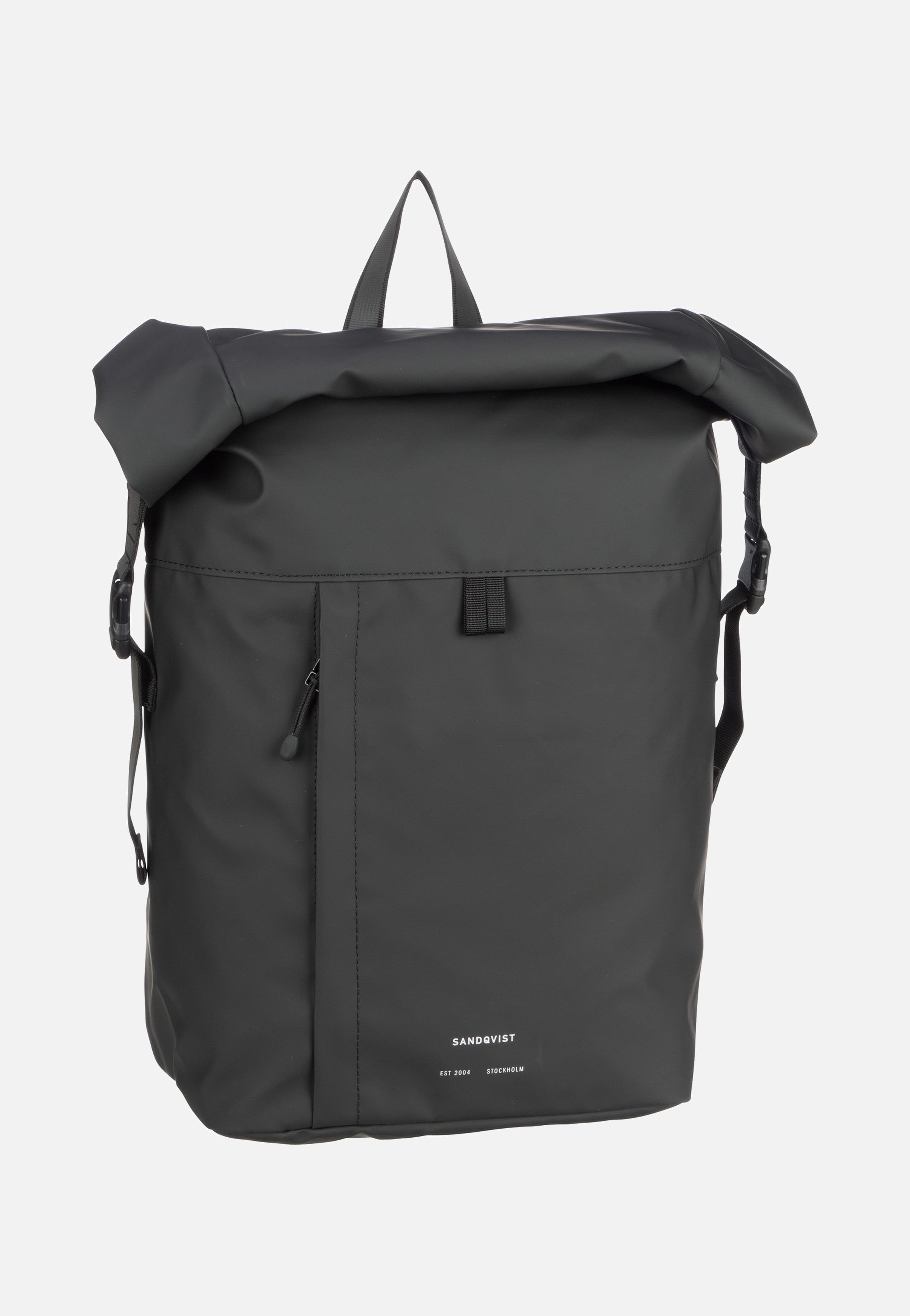 Sandqvist - Konrad Black - Rolltop Backpack | Neutral-Image