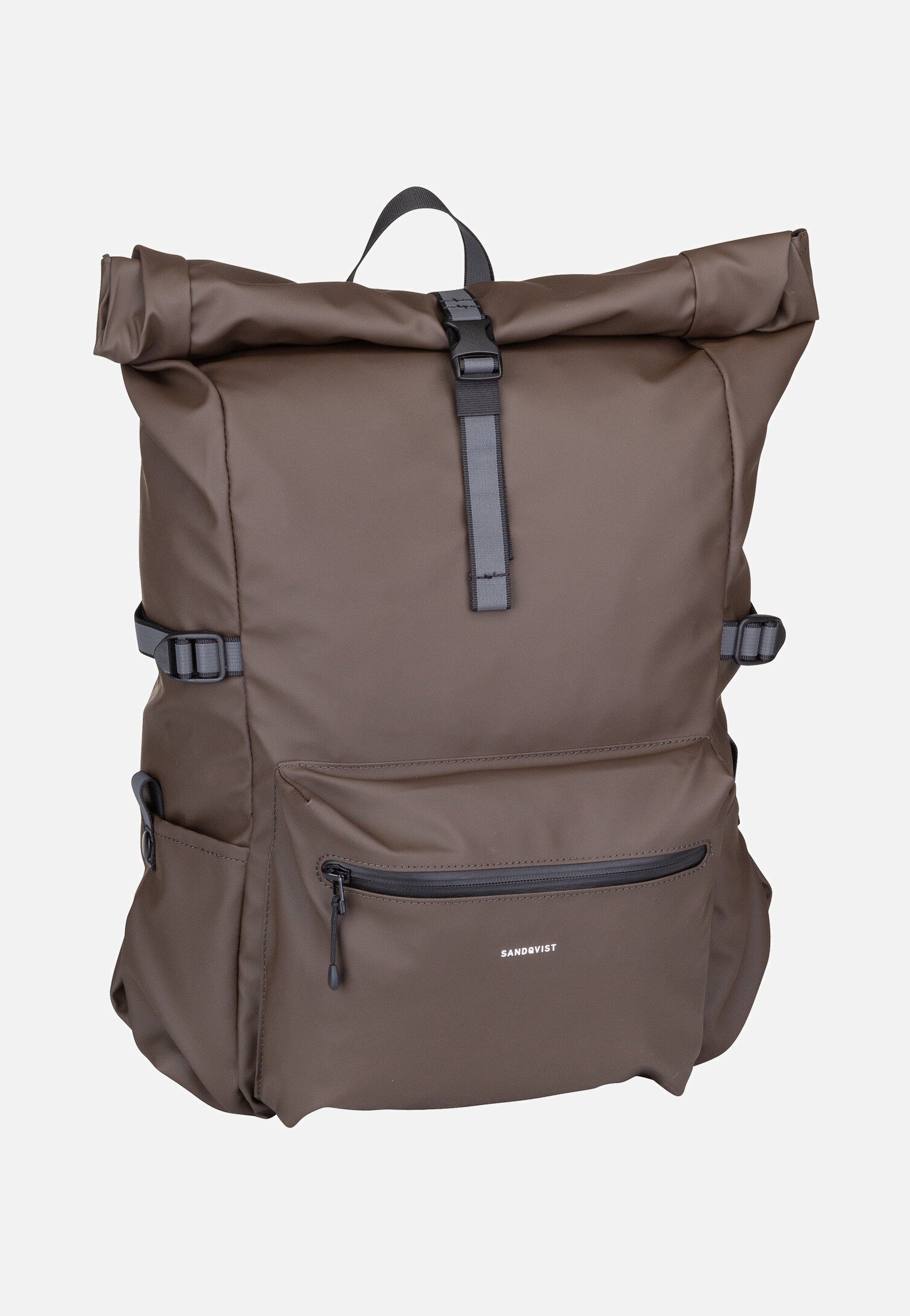 Sandqvist - Ruben 2.0 Brown - Rolltop Backpack | Neutral-Image