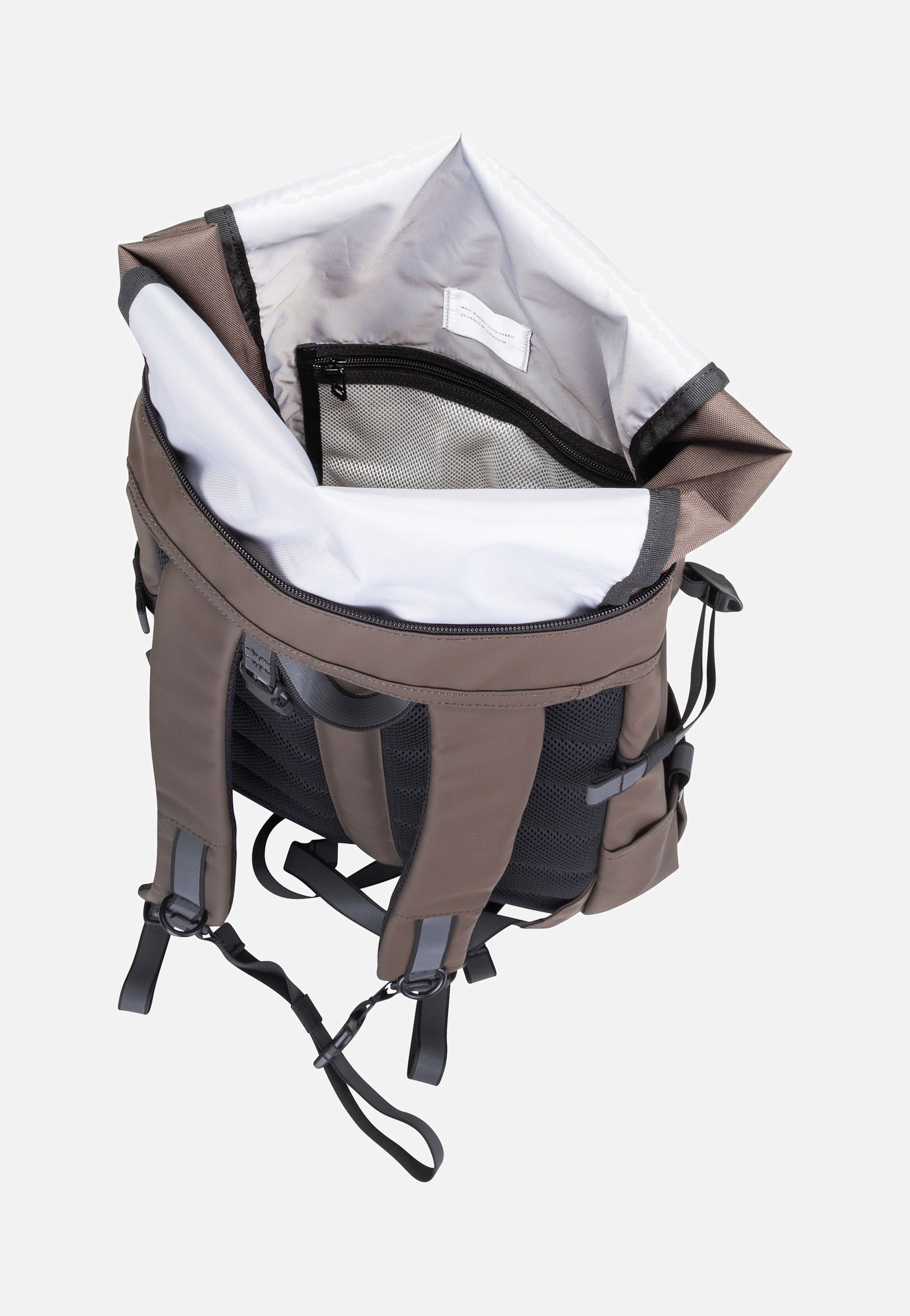 Sandqvist - Ruben 2.0 Brown - Rolltop Backpack | Neutral-Image