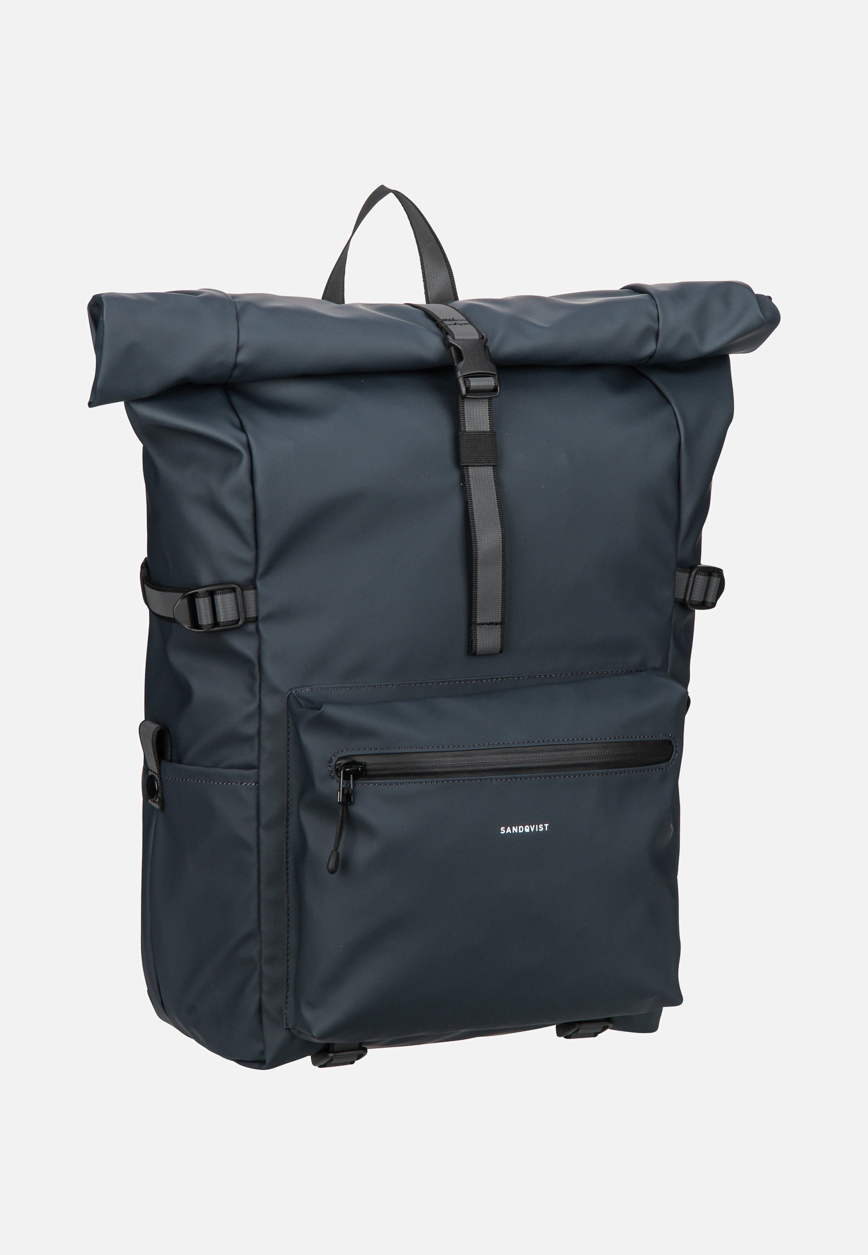 Sandqvist - Ruben 2.0 Navy - Rolltop Backpack | Neutral-Image