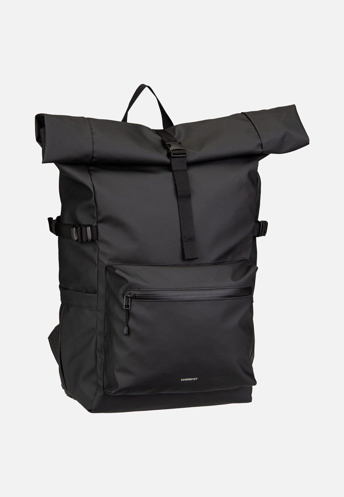 Sandqvist Stream Rolltop Backpack L Black Rucksack