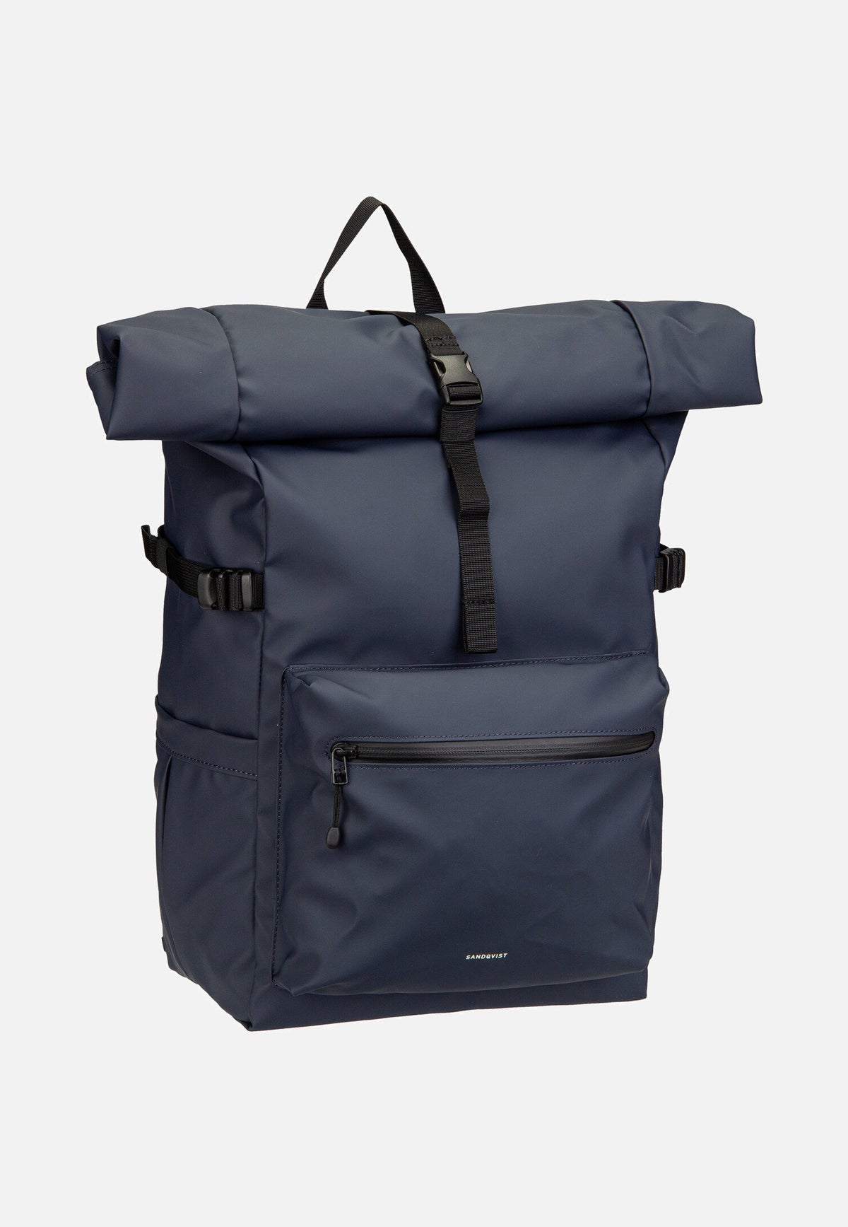 Sandqvist Stream Rolltop Backpack L Navy Rucksack
