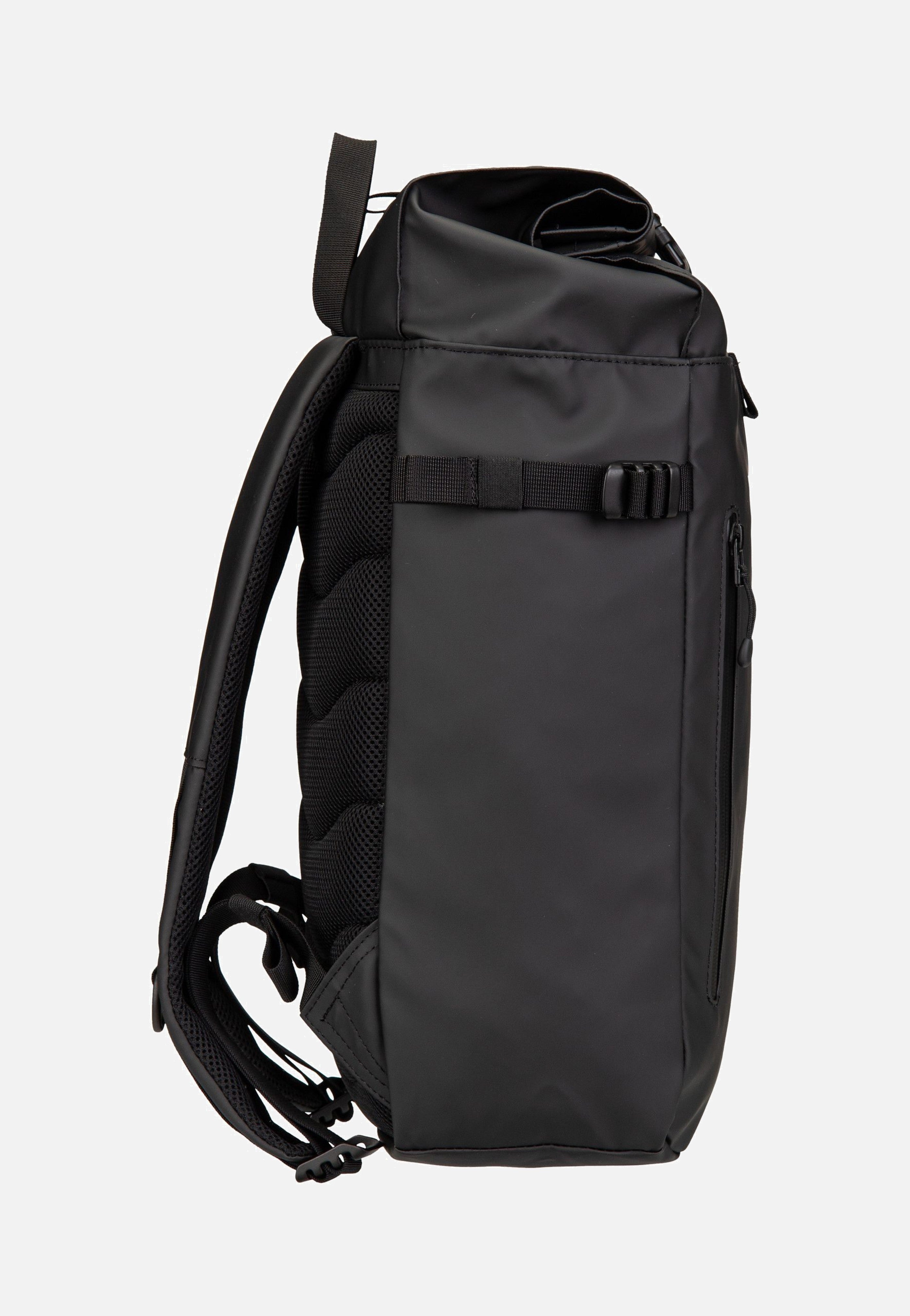 Sandqvist - Stream Slim Rolltop M Black - Backpack | Neutral-Image