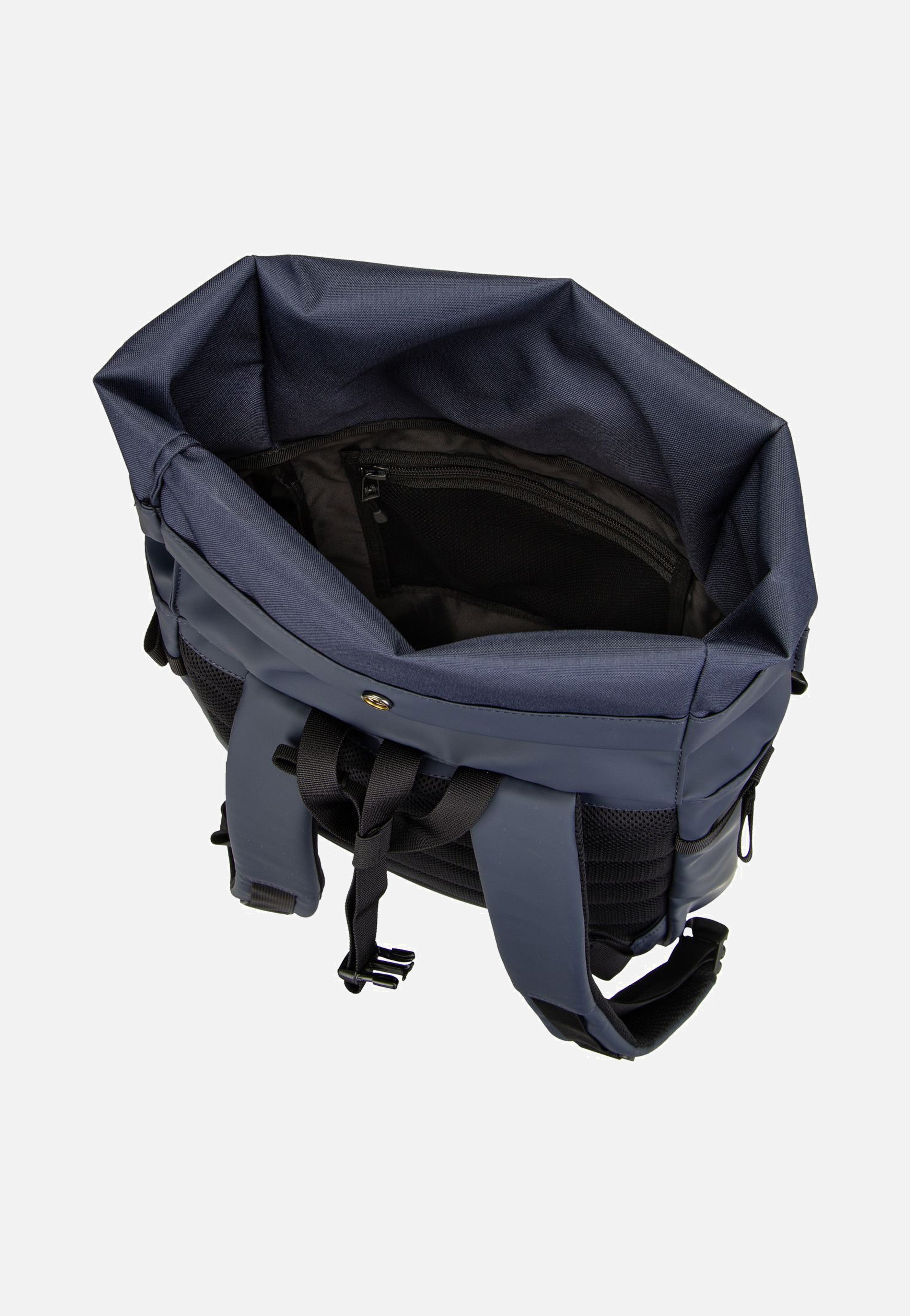 Sandqvist - Stream Slim Rolltop M Navy - Backpack | Neutral-Image