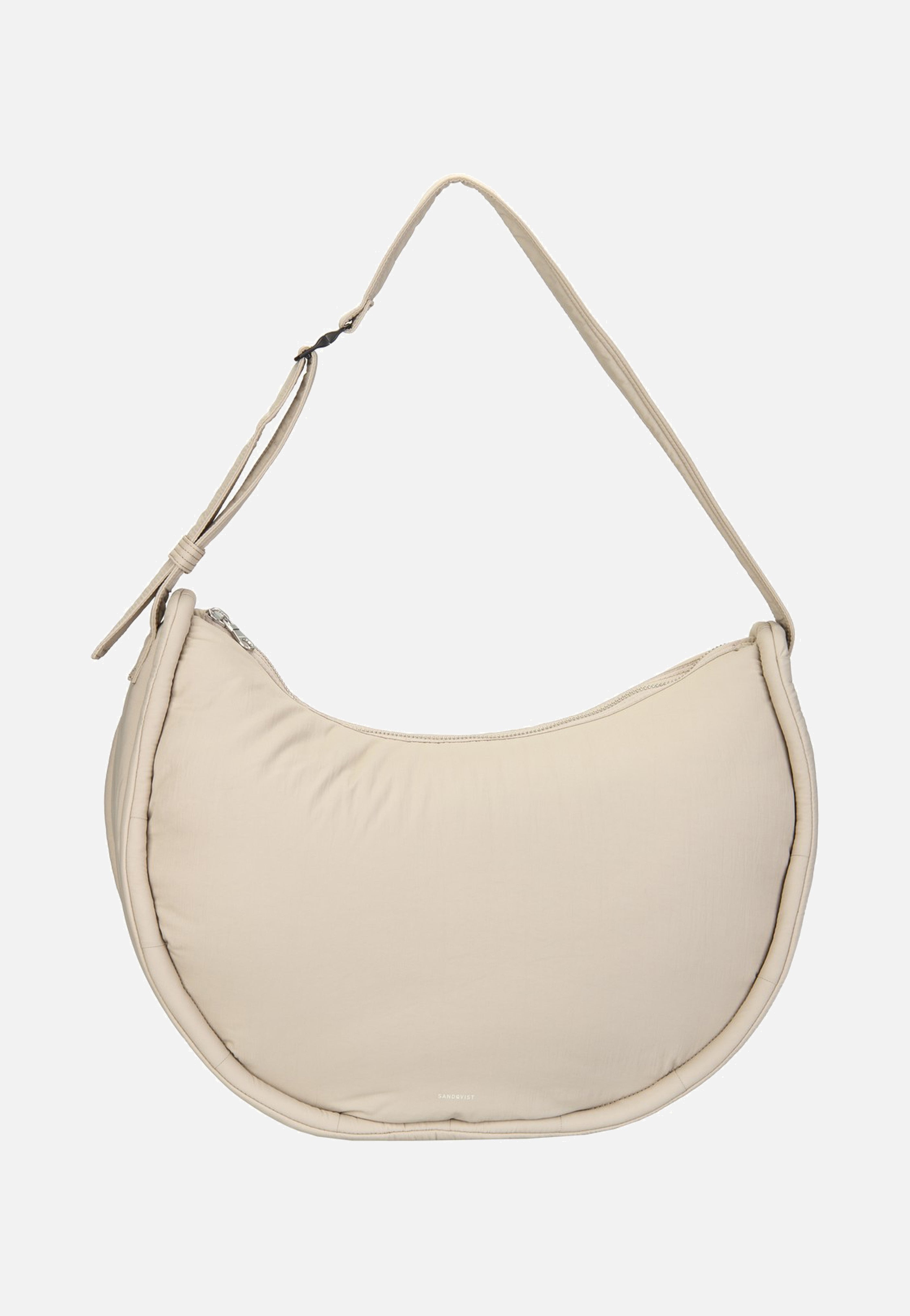 Sandqvist Curve Half Moon Beige Hobo Bag
