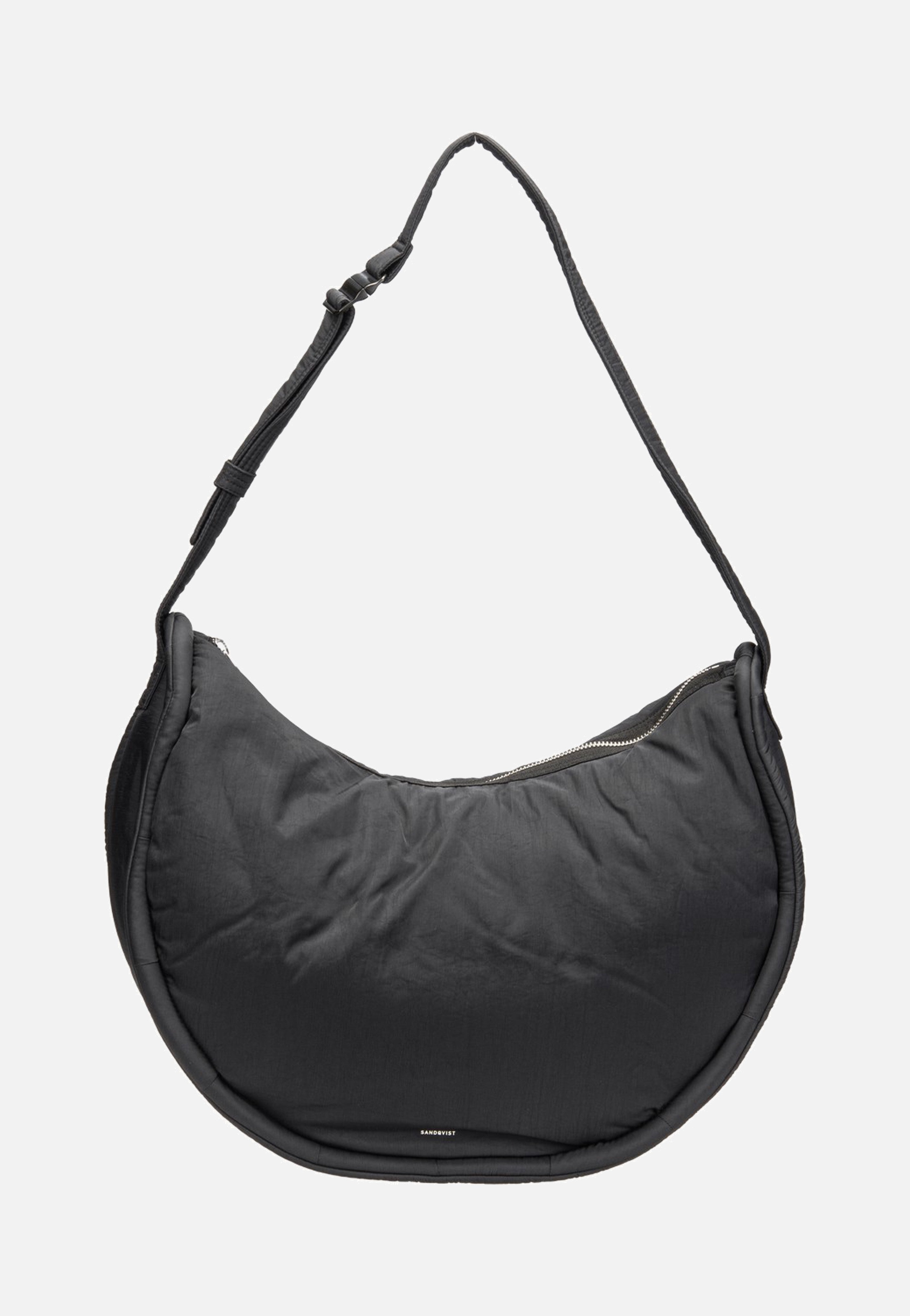 Sandqvist - Curve Half Moon Black - Hobo Bag | Neutral-Image