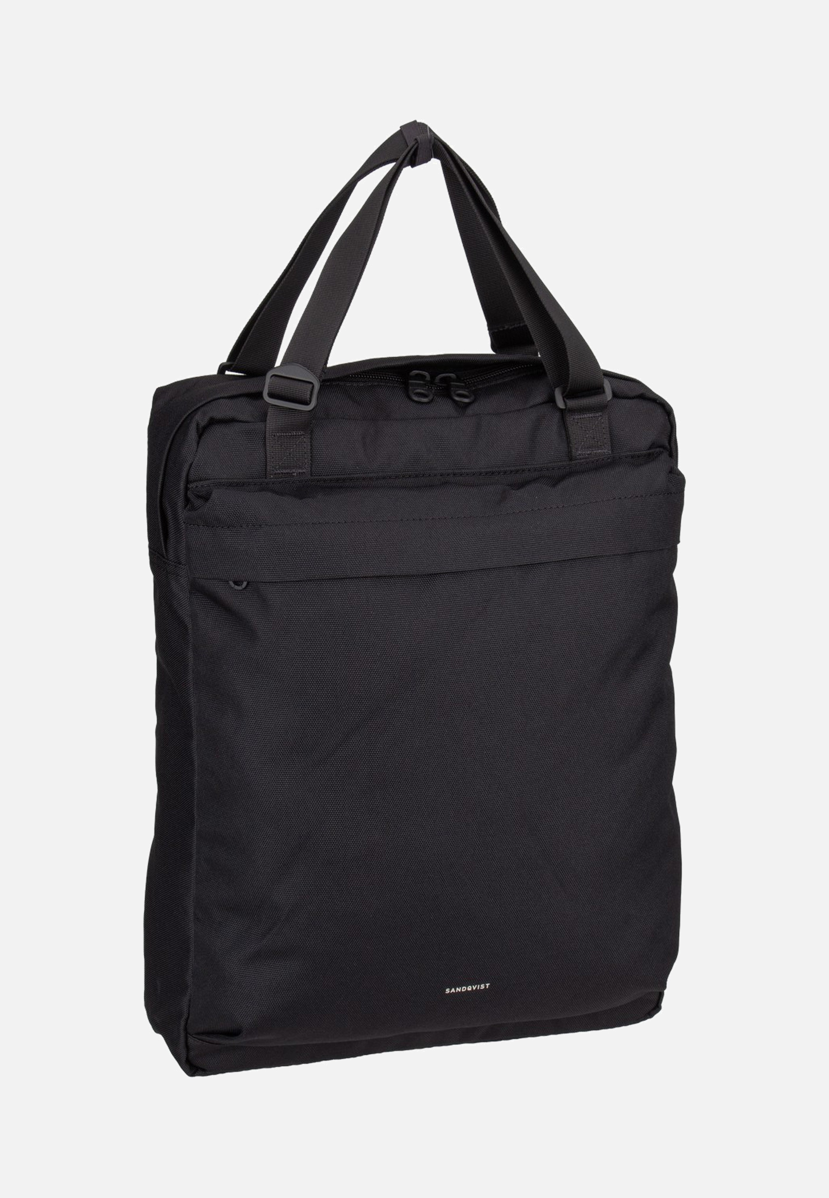 Sandqvist Go 2-Way Tote Black Rucksack