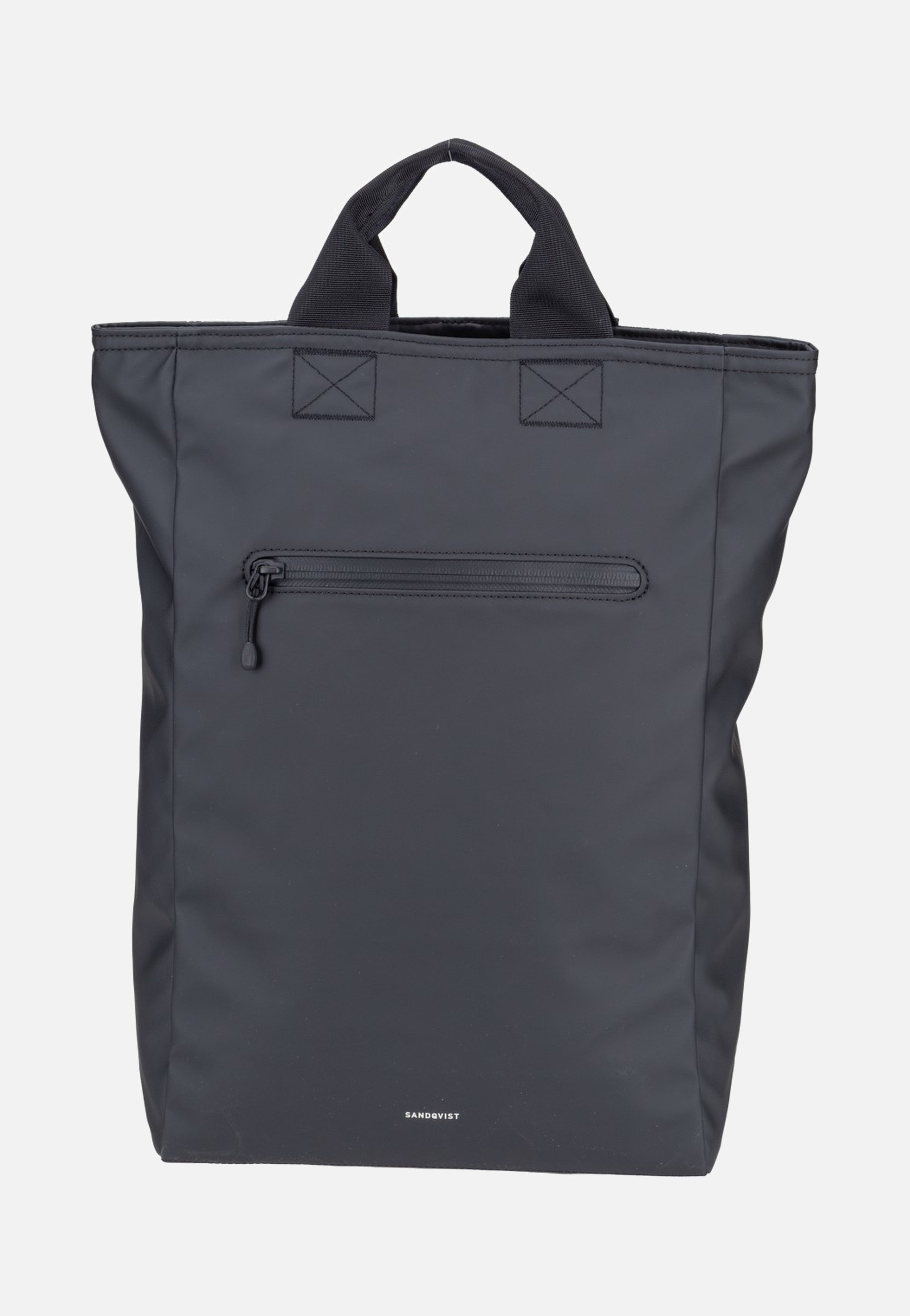 Sandqvist Stream 2-Way Tote 14' Black Rucksack