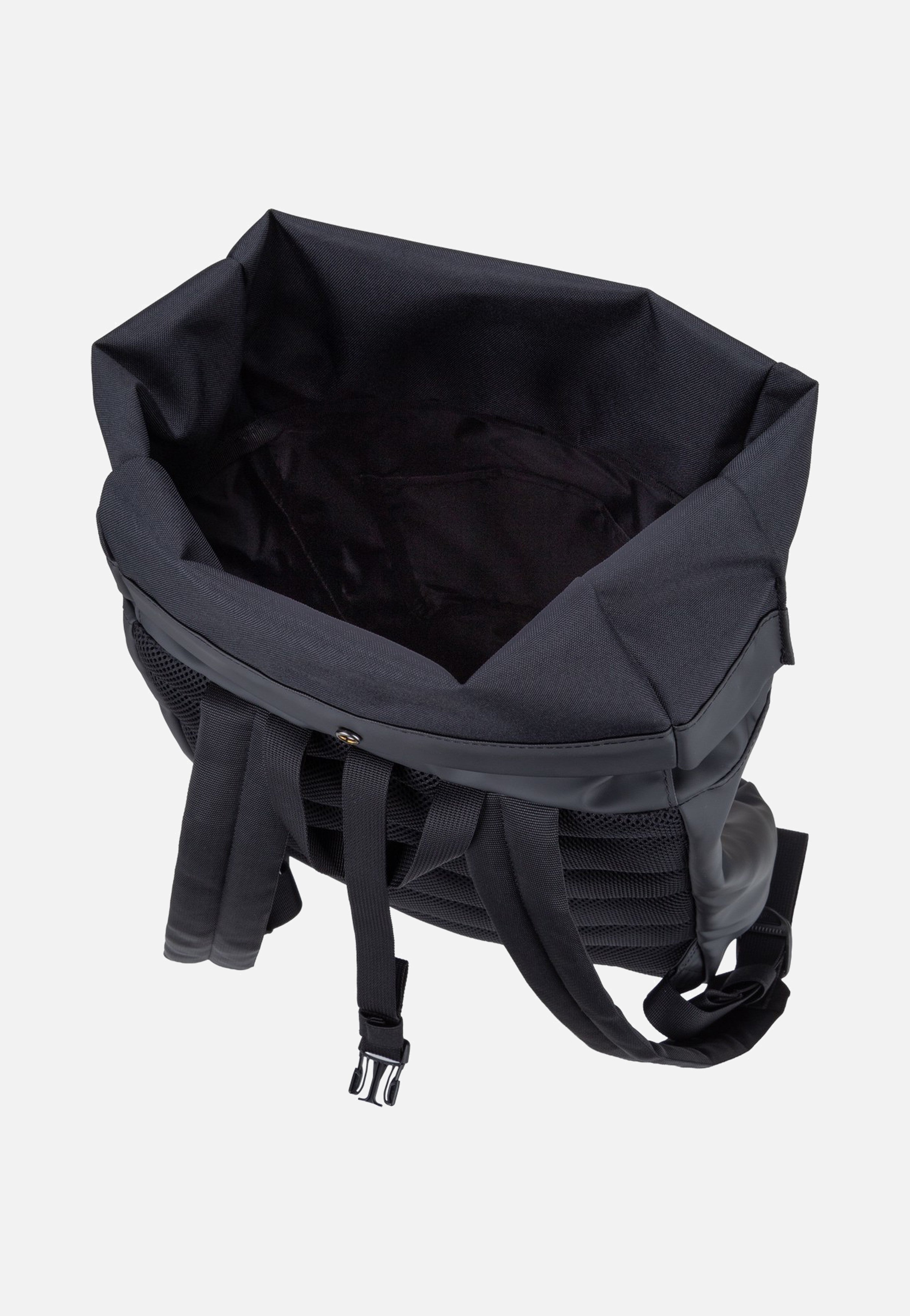 Sandqvist Stream Rolltop 14' Black Rolltop Rucksack