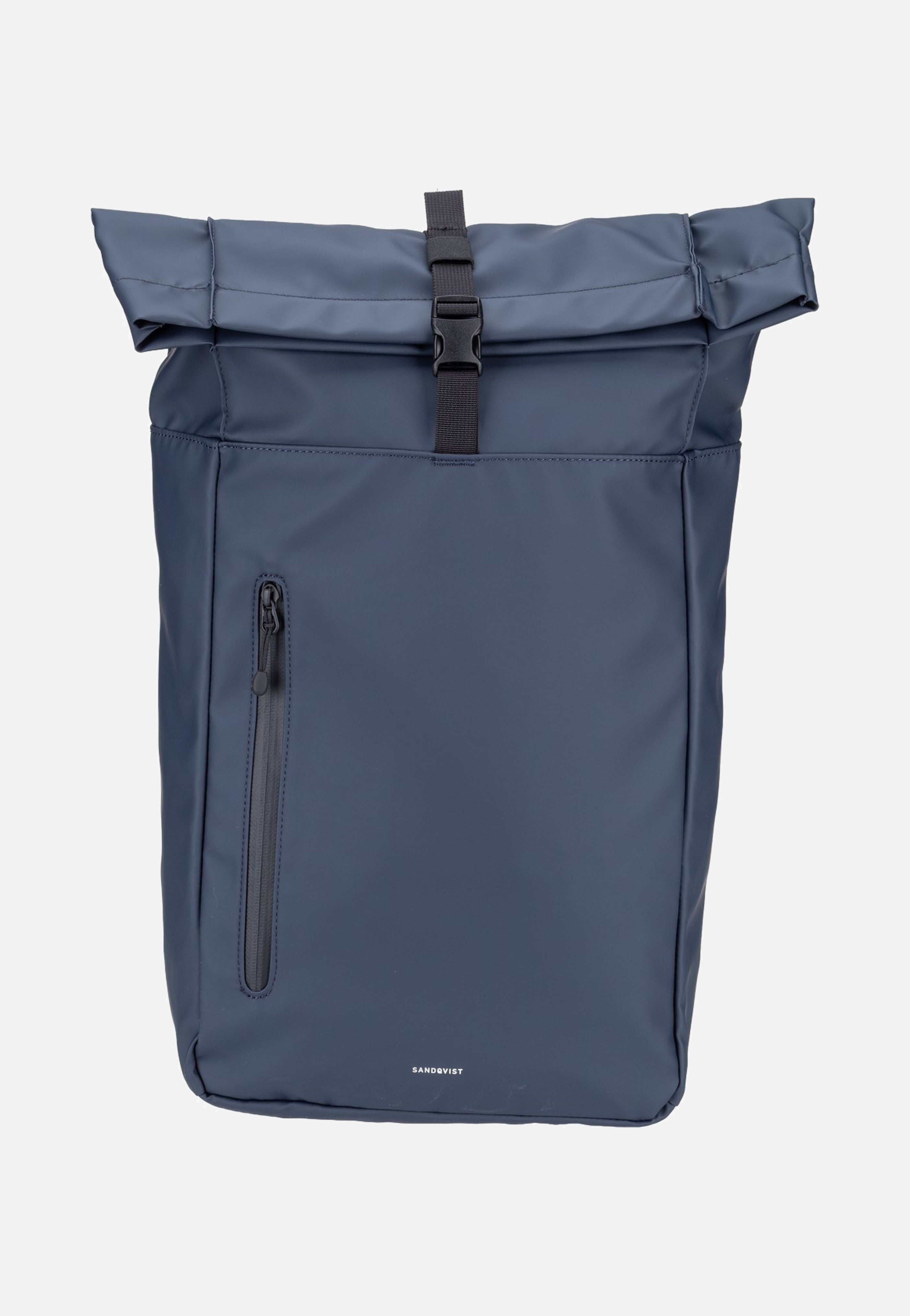 Sandqvist Stream Rolltop 14' Navy Rolltop Rucksack