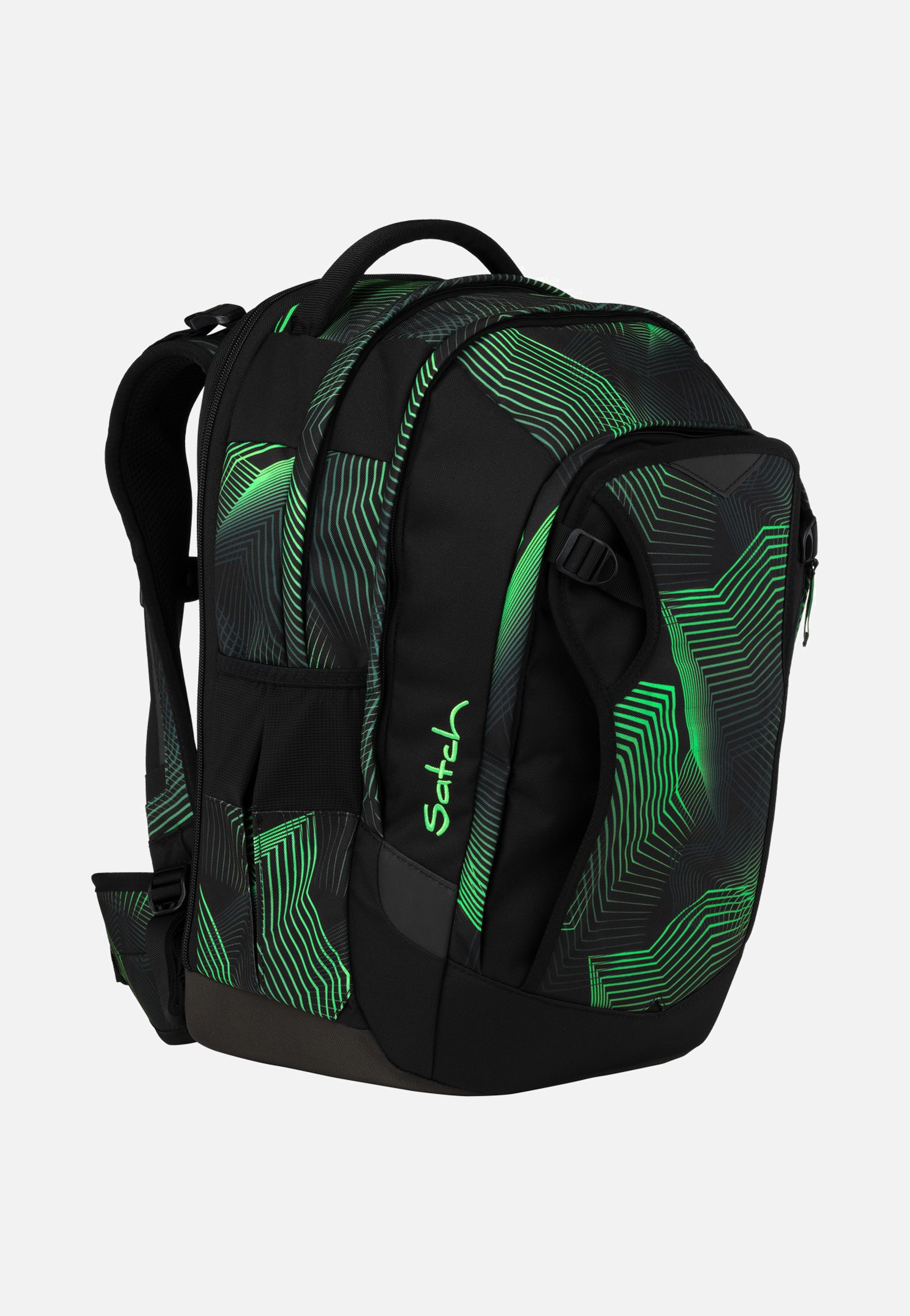 satch Match Plus Seismic Green School Bag