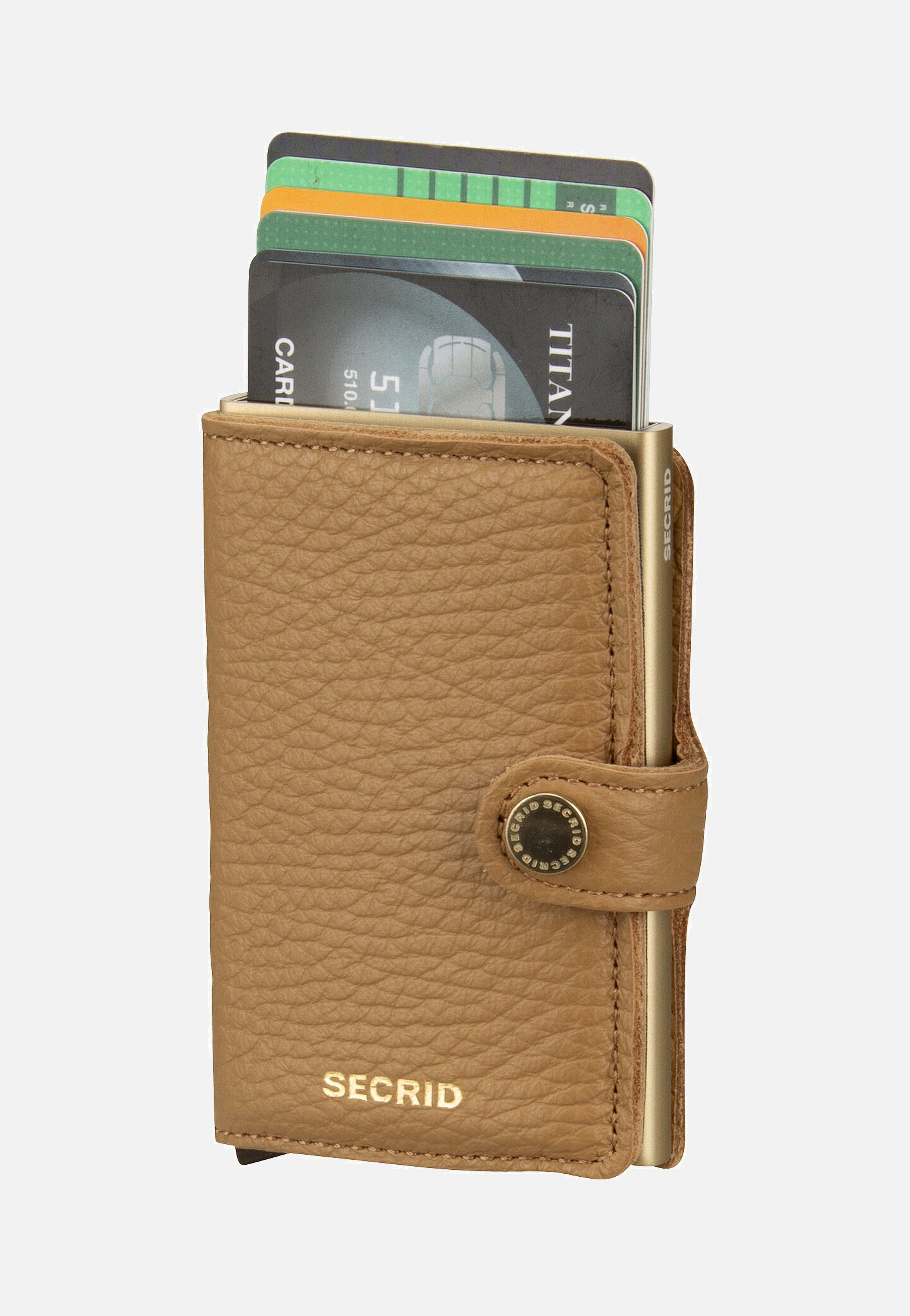 Secrid Miniwallet Pebble Cappuccino Portemonnaie