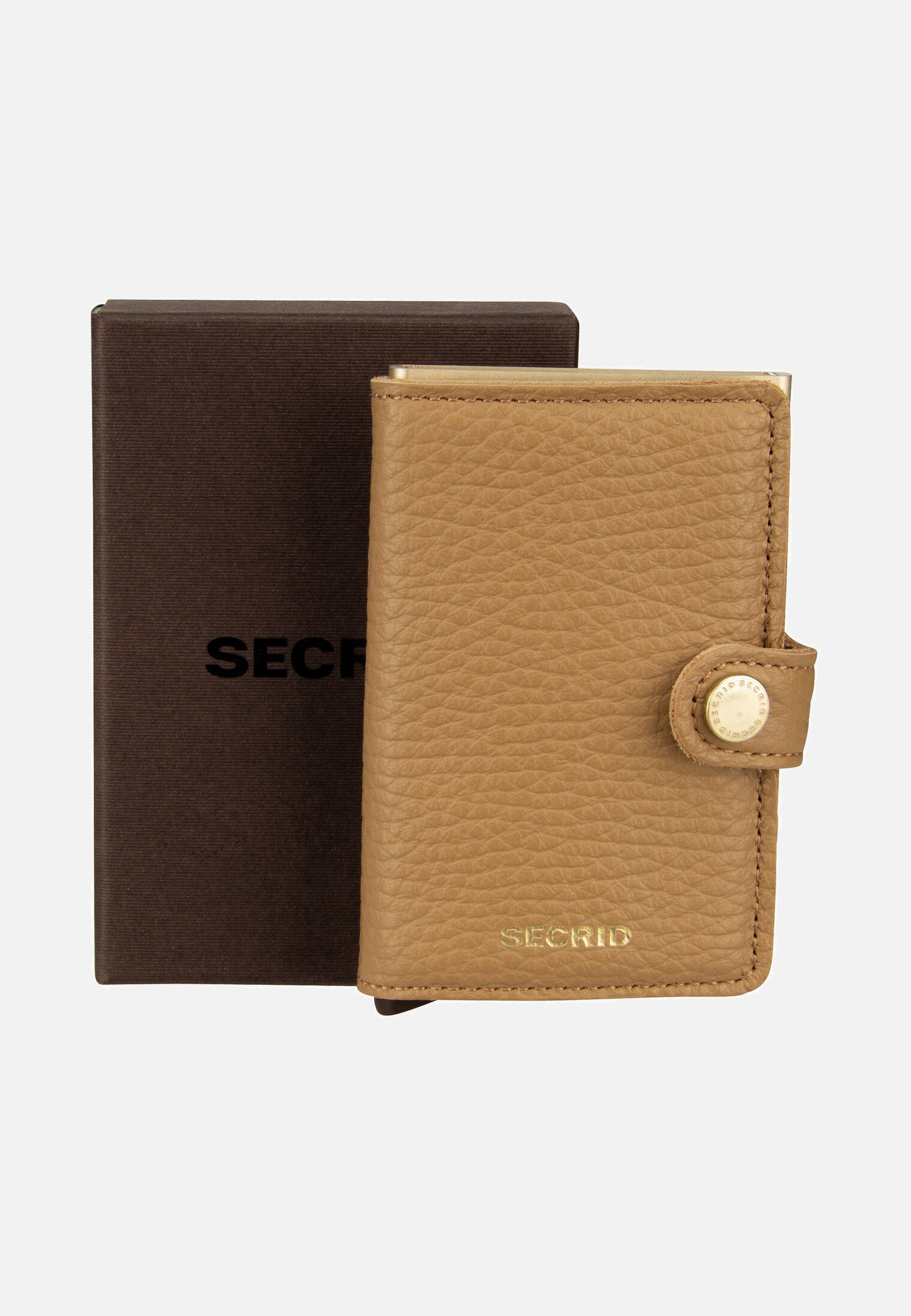 Secrid Miniwallet Pebble Cappuccino Portemonnaie