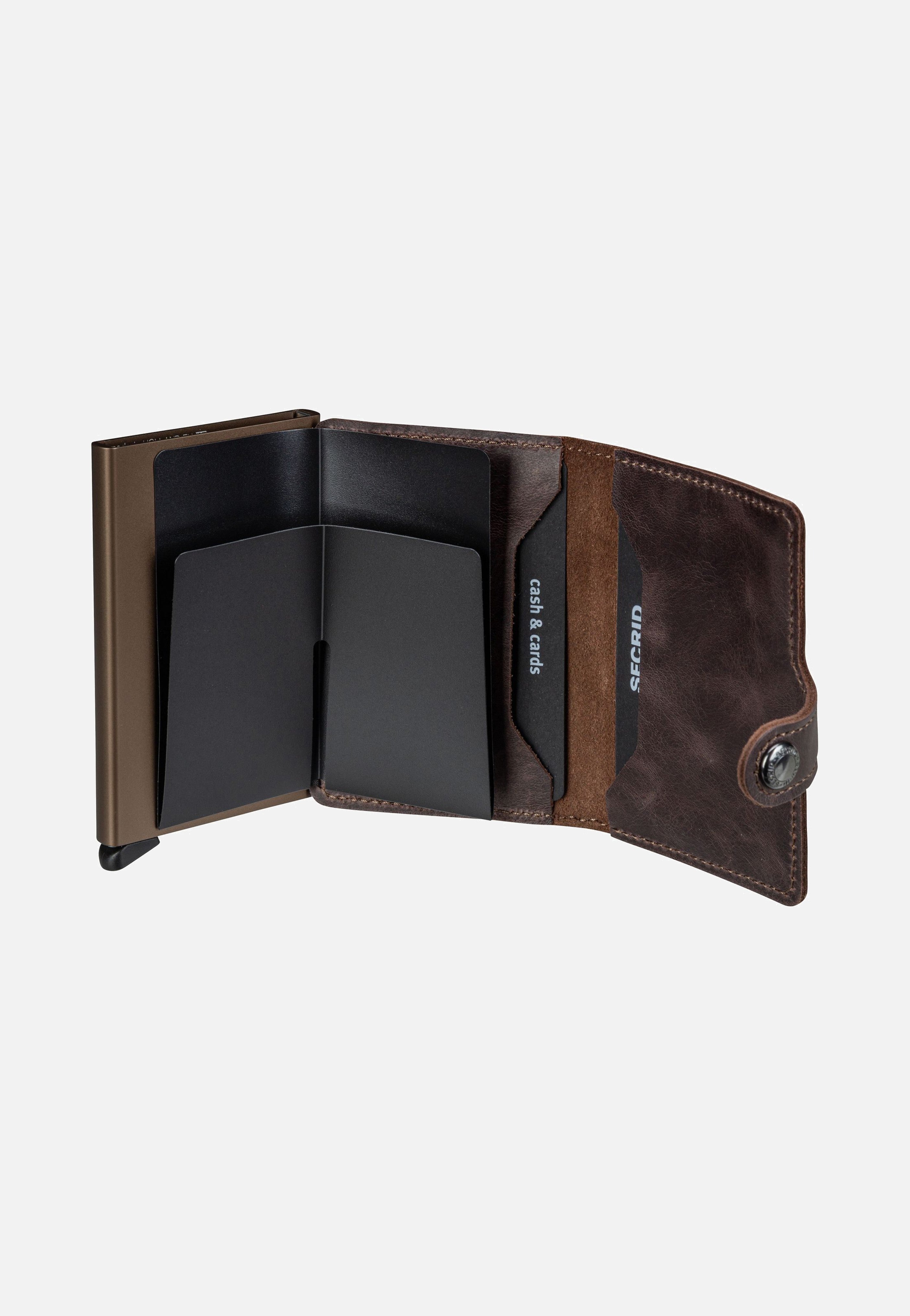 Secrid Miniwallet Vintage Chocolate Portemonnaie