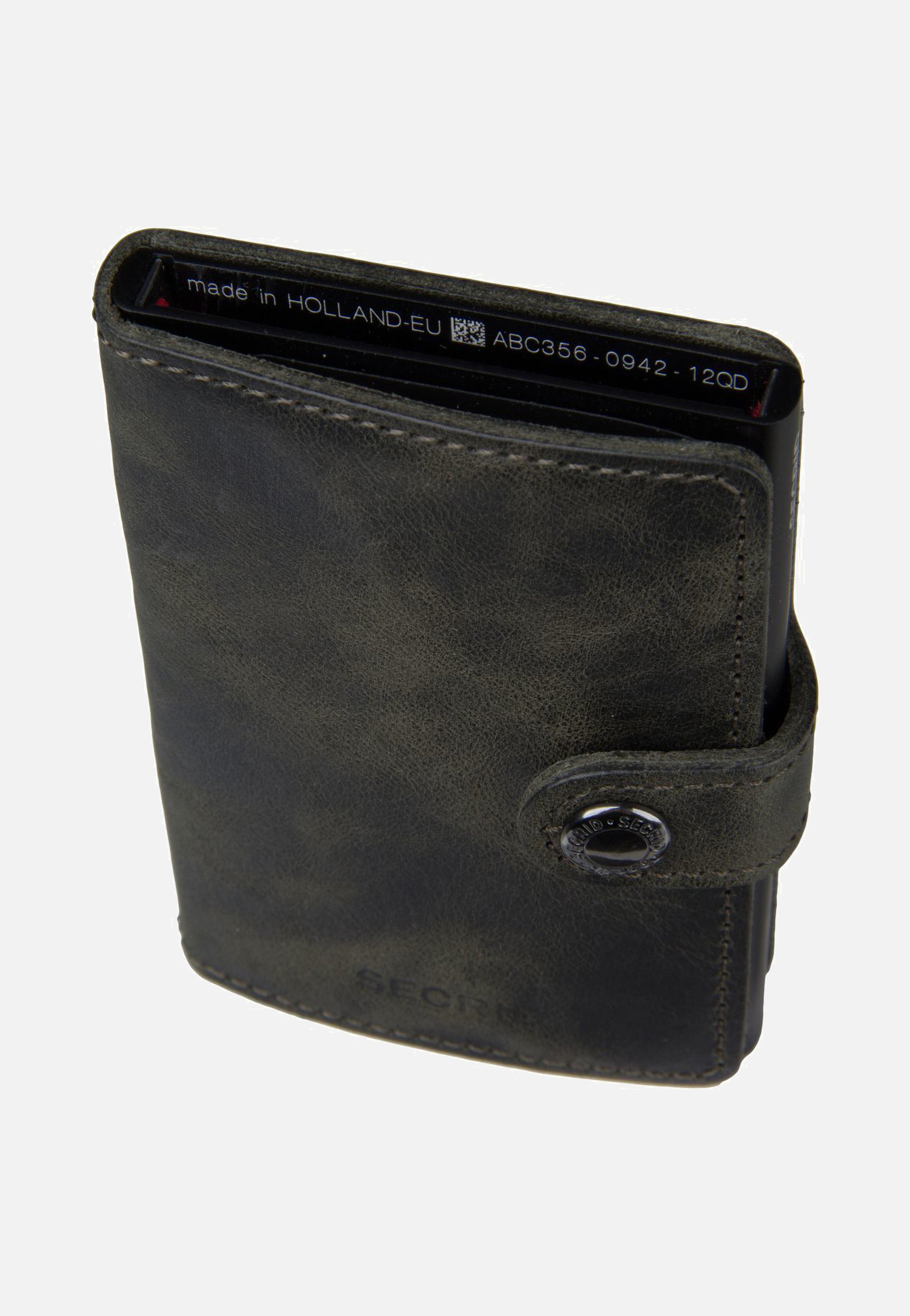 Secrid Miniwallet Vintage Olive-Black Portemonnaie