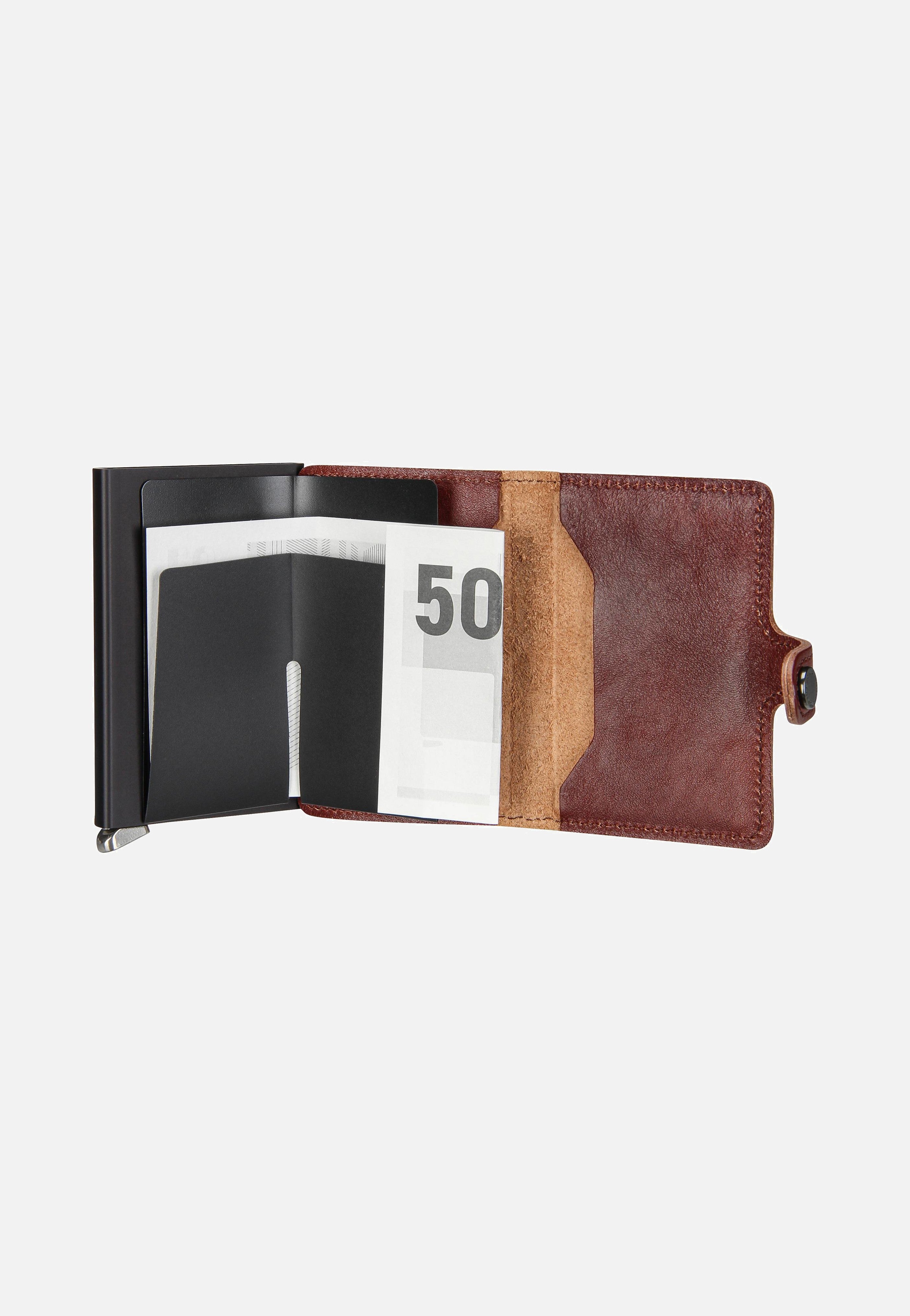 Secrid Premium Miniwallet Basco Brown Portemonnaie