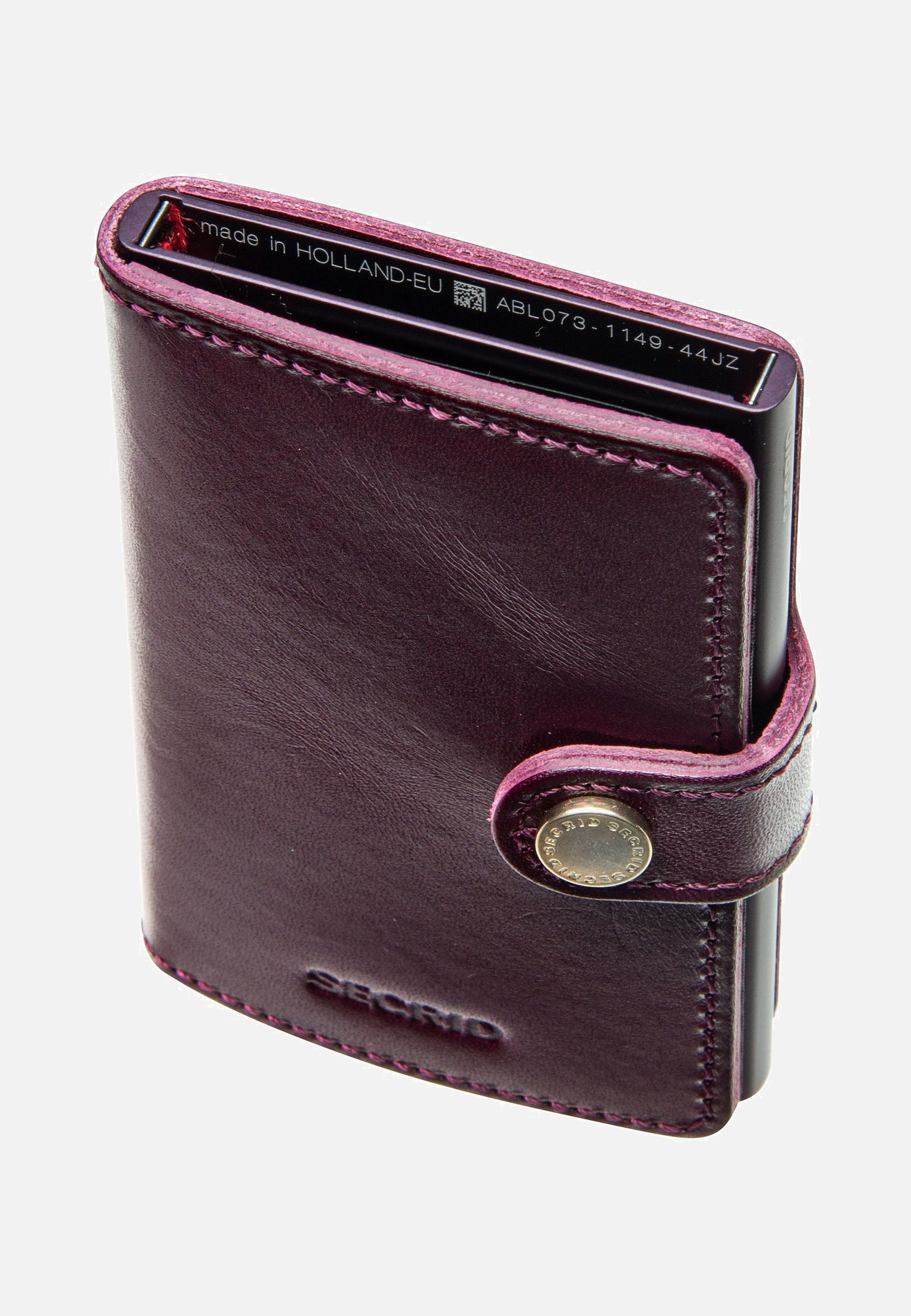 Secrid Premium Miniwallet Dusk Bordeaux Portemonnaie