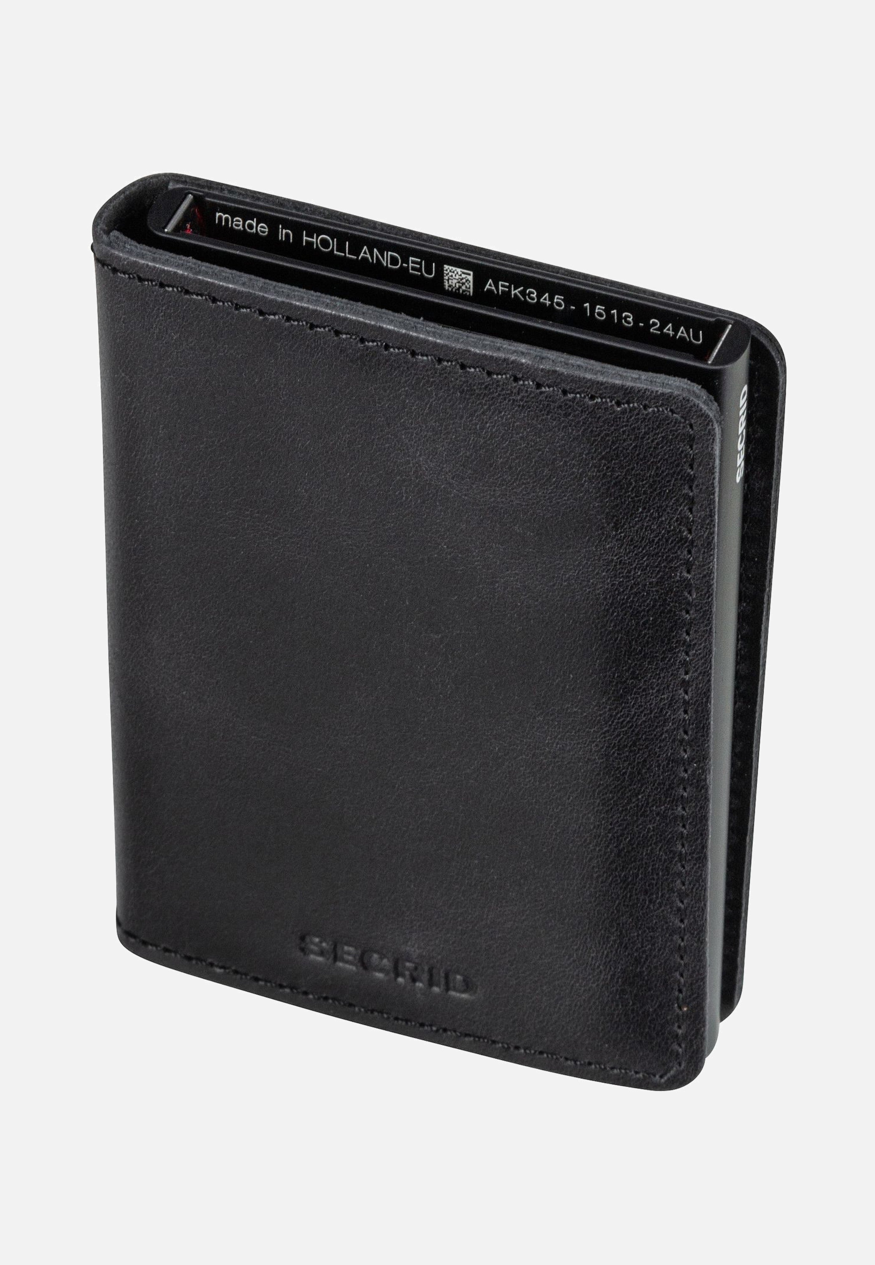 Secrid Slimwallet Vintage Black Portemonnaie