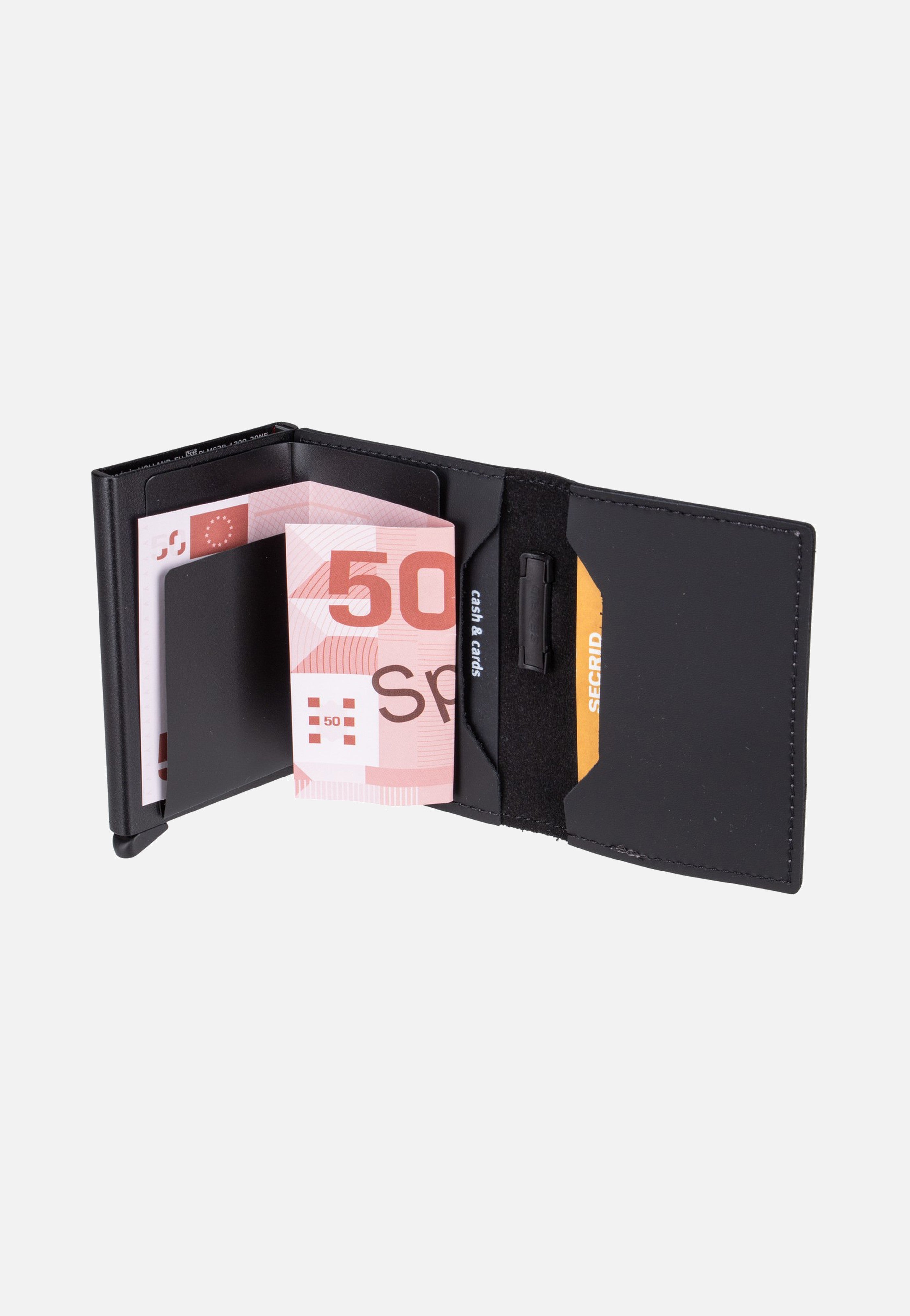 Secrid Bandwallet Matte Black-Black Portemonnaie