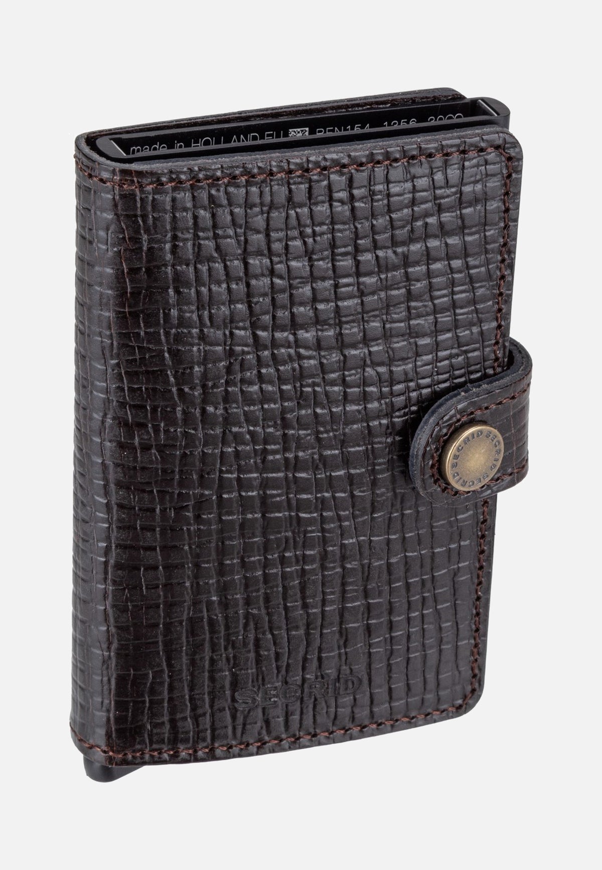 Secrid Miniwallet Palmellato Brown Portemonnaie