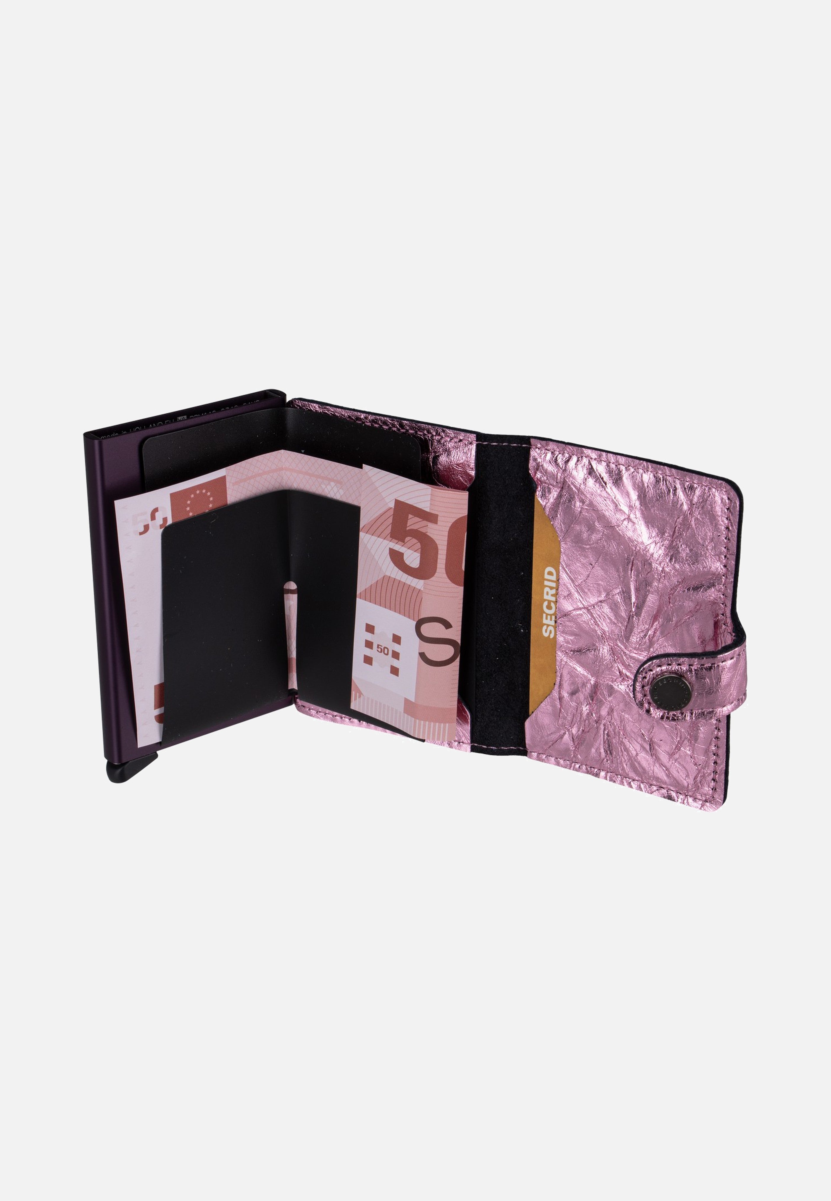 Secrid Miniwallet Crunch Pink Portemonnaie