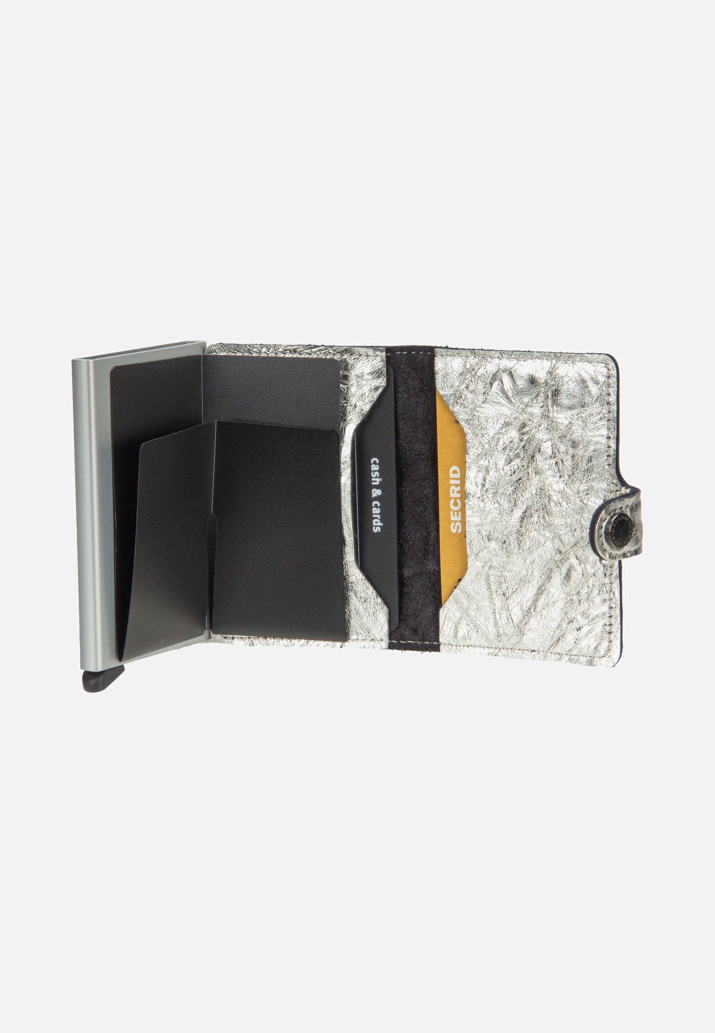 Secrid Miniwallet Crunch Silver Portemonnaie