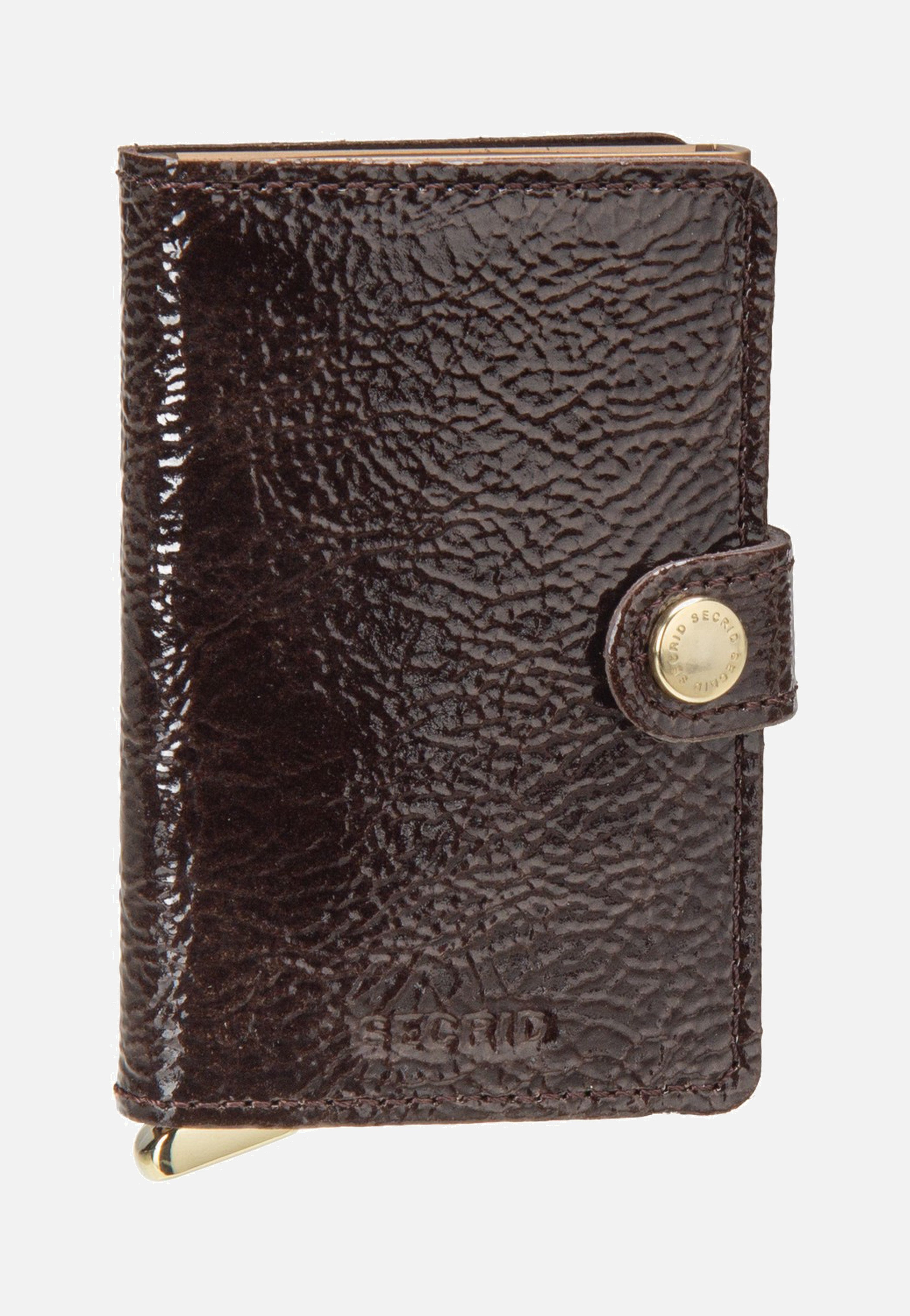 Secrid Miniwallet Naplak Mahogany+ Portemonnaie