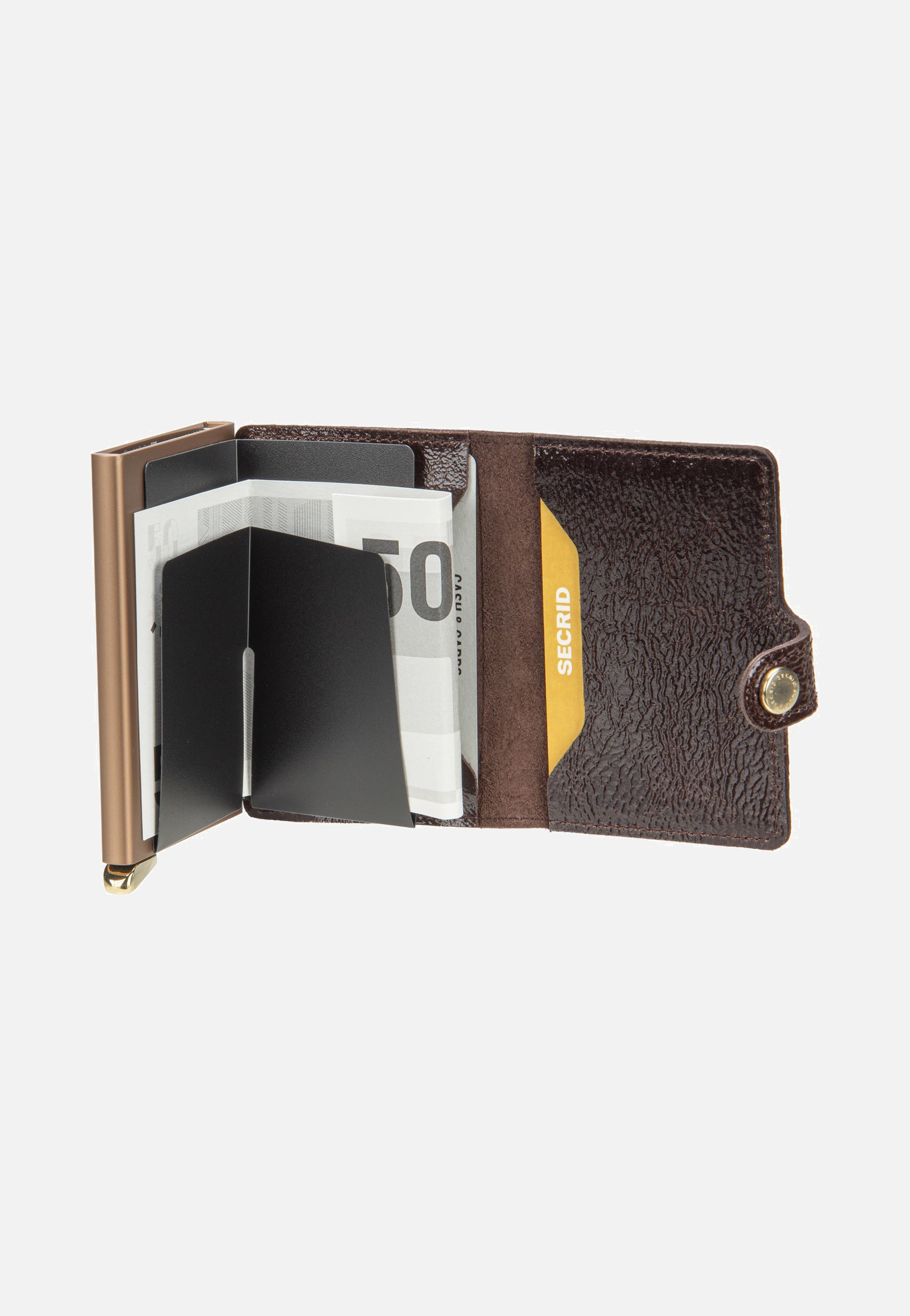 Secrid Miniwallet Naplak Mahogany+ Portemonnaie