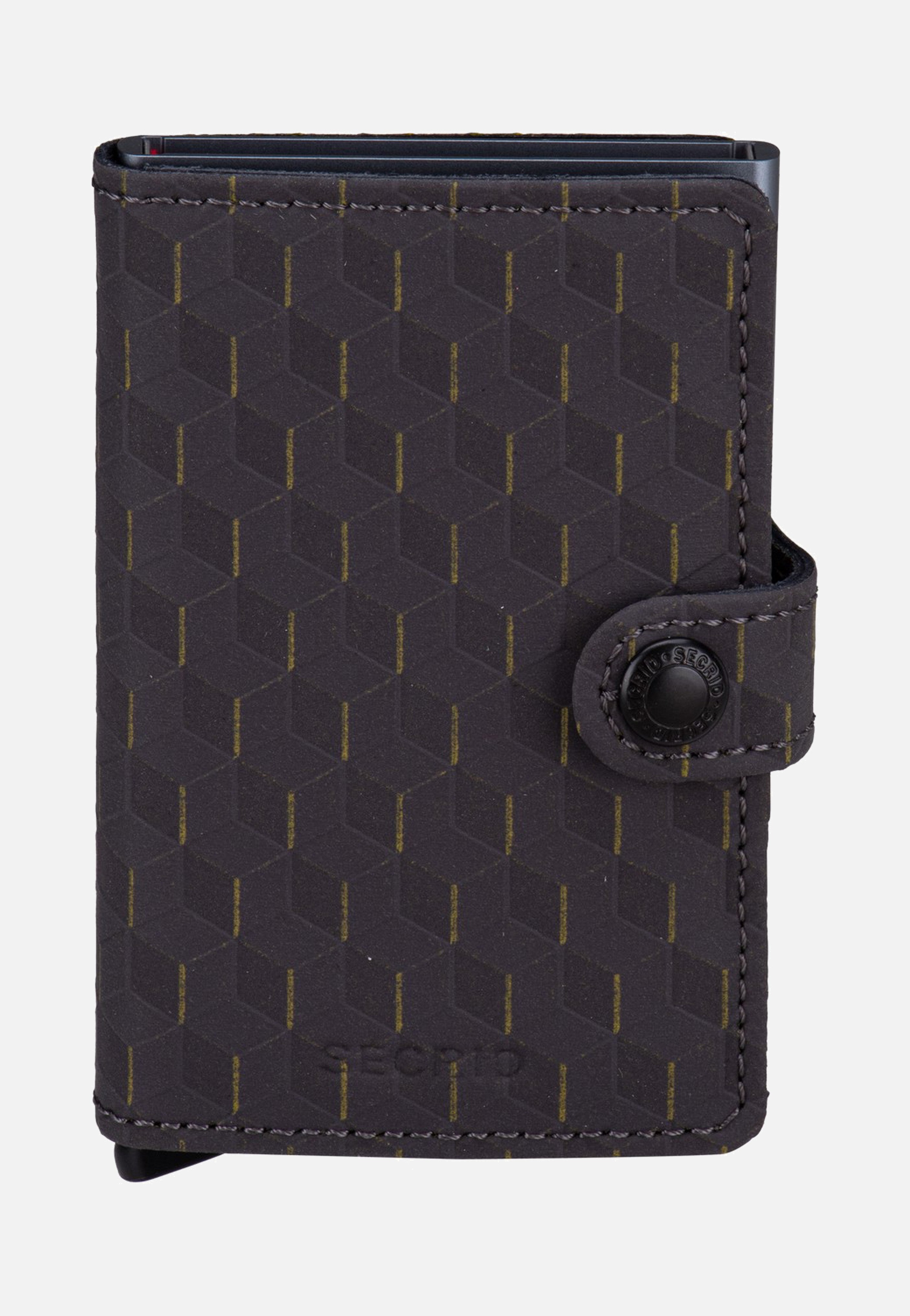 Secrid Miniwallet Optical Grey-Yellow Portemonnaie