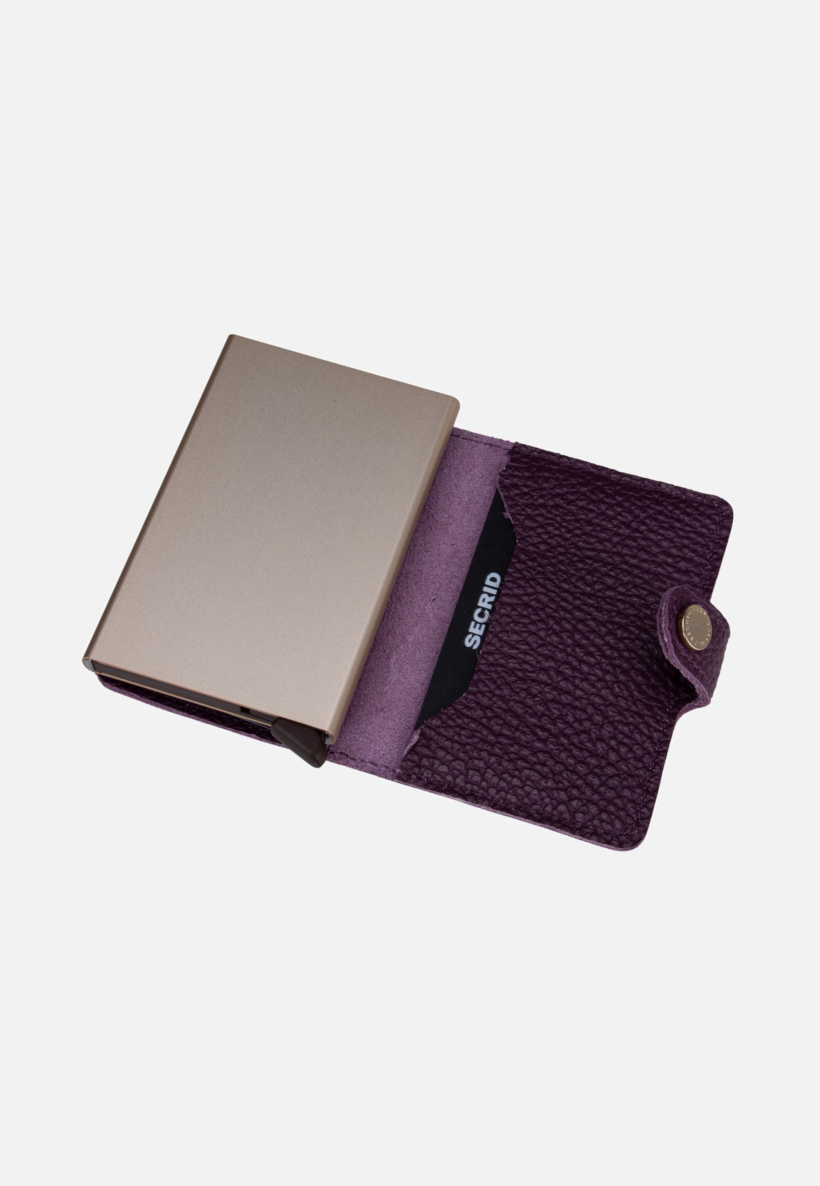 Secrid Miniwallet Pebble Grape Portemonnaie