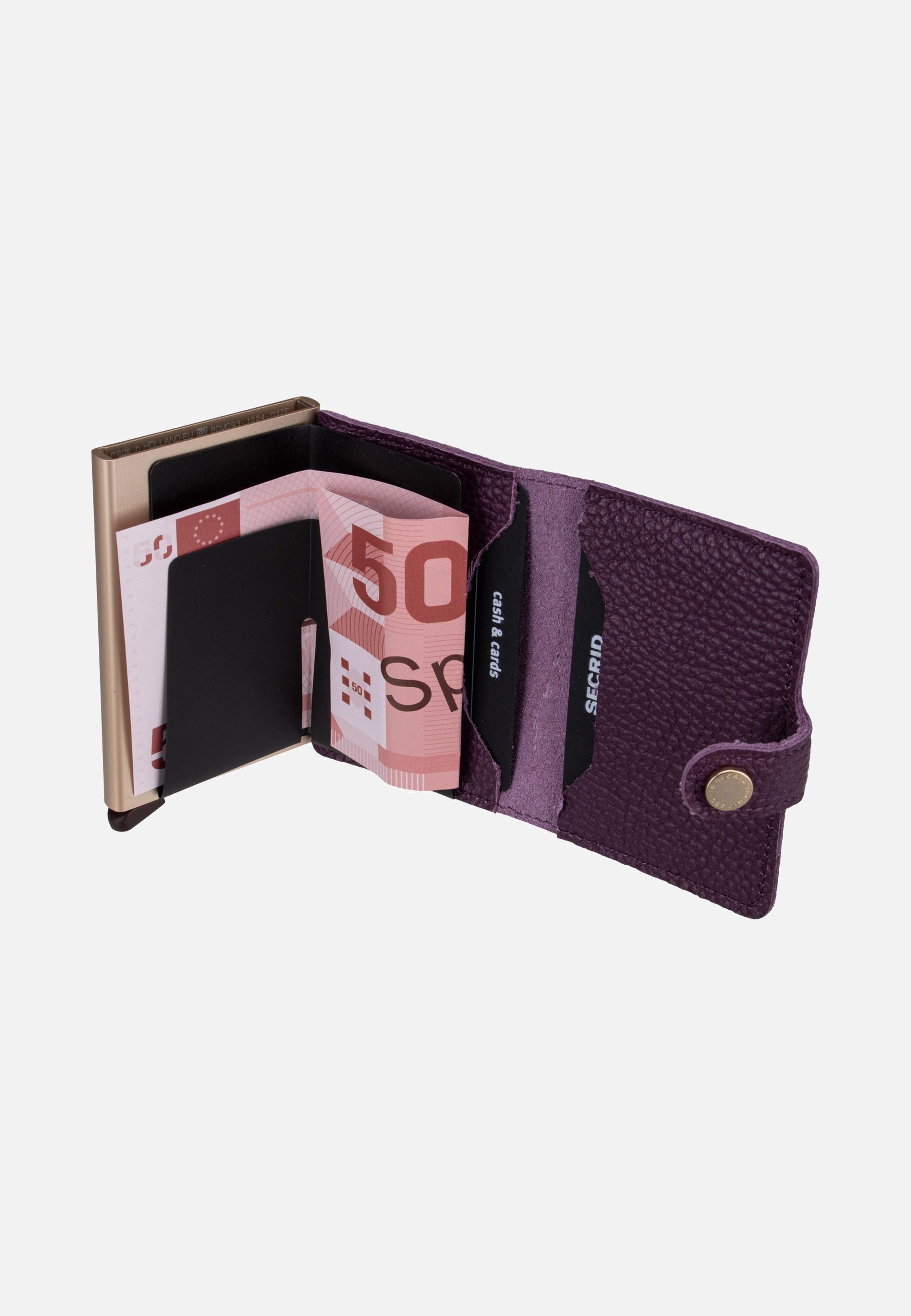 Secrid Miniwallet Pebble Grape Portemonnaie