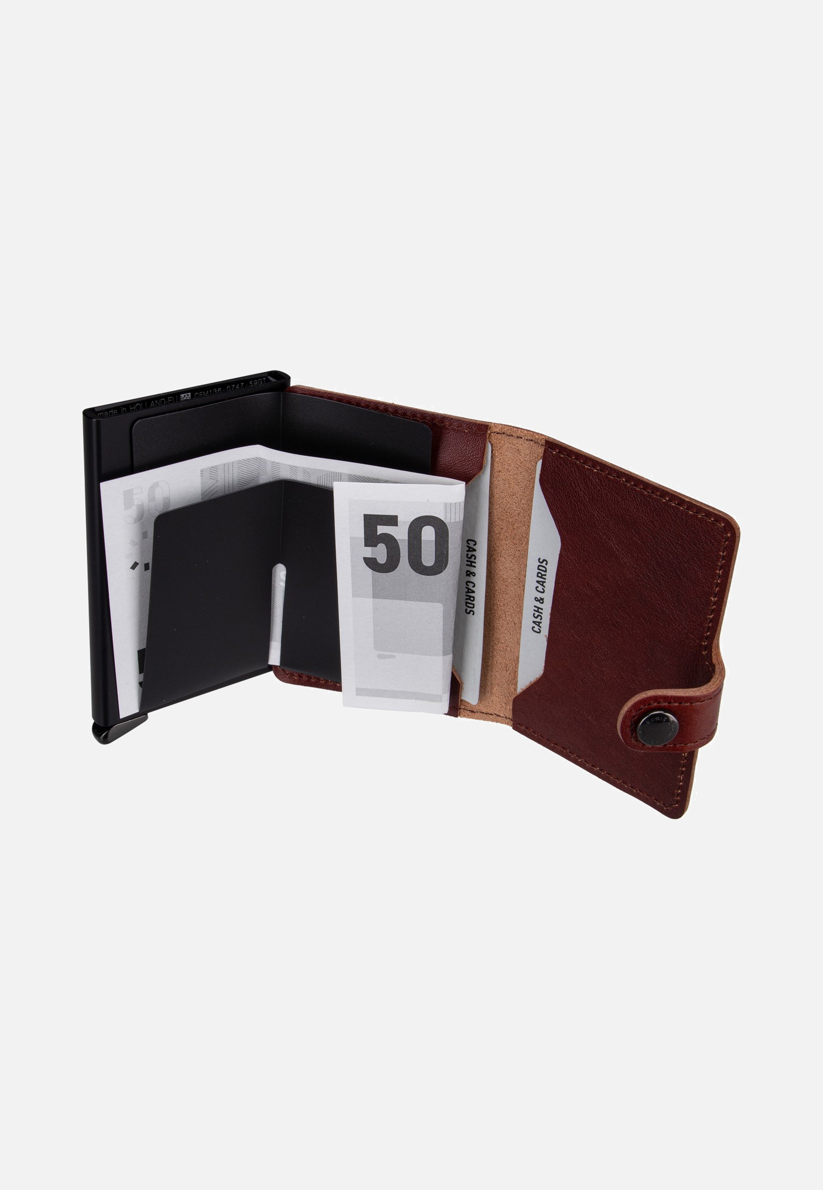 Secrid - Premium Miniwallet+ Basco Brown - Wallet | Neutral-Image