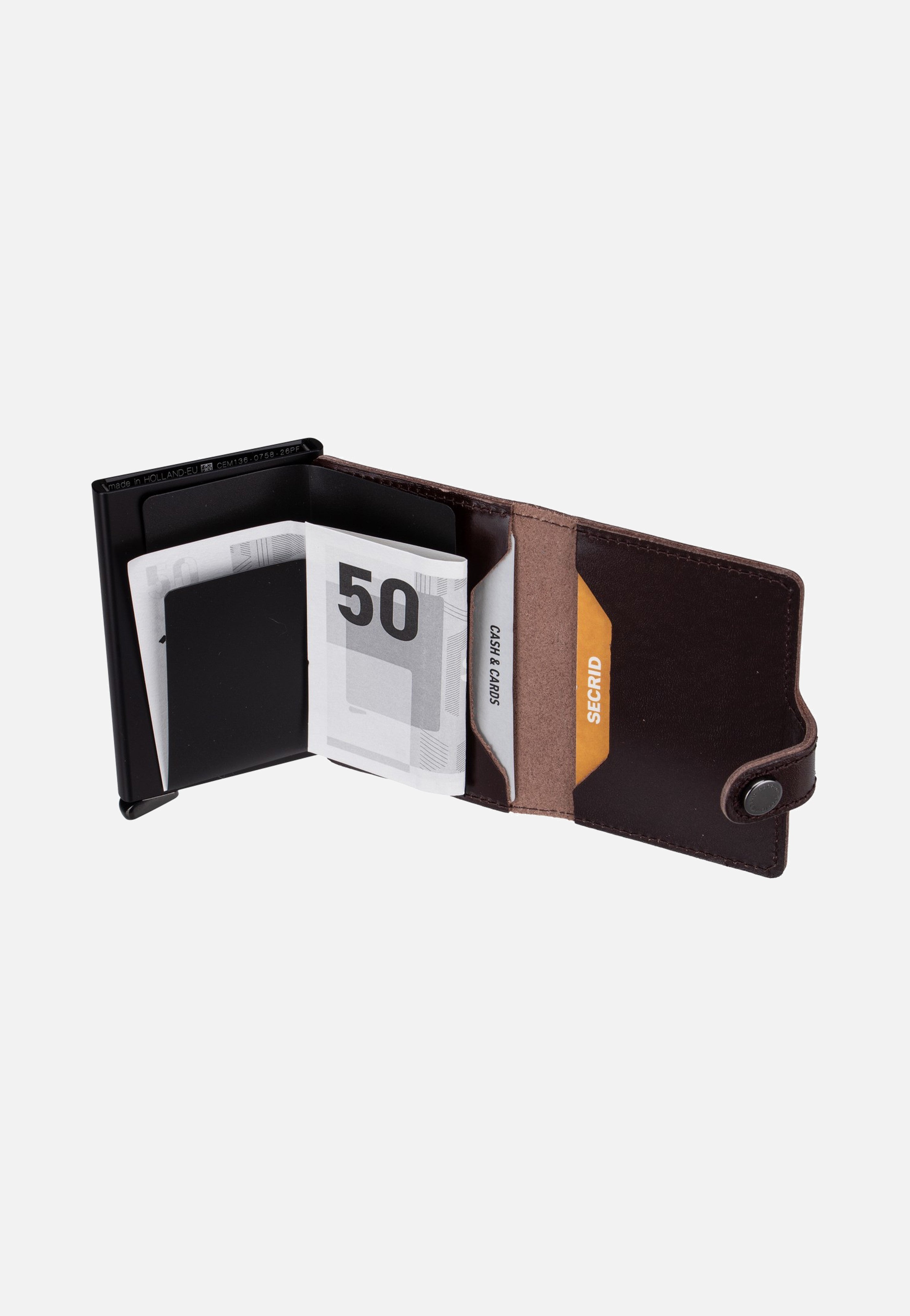 Secrid - Premium Miniwallet+ Dusk Dark Brown - Wallet | Neutral-Image