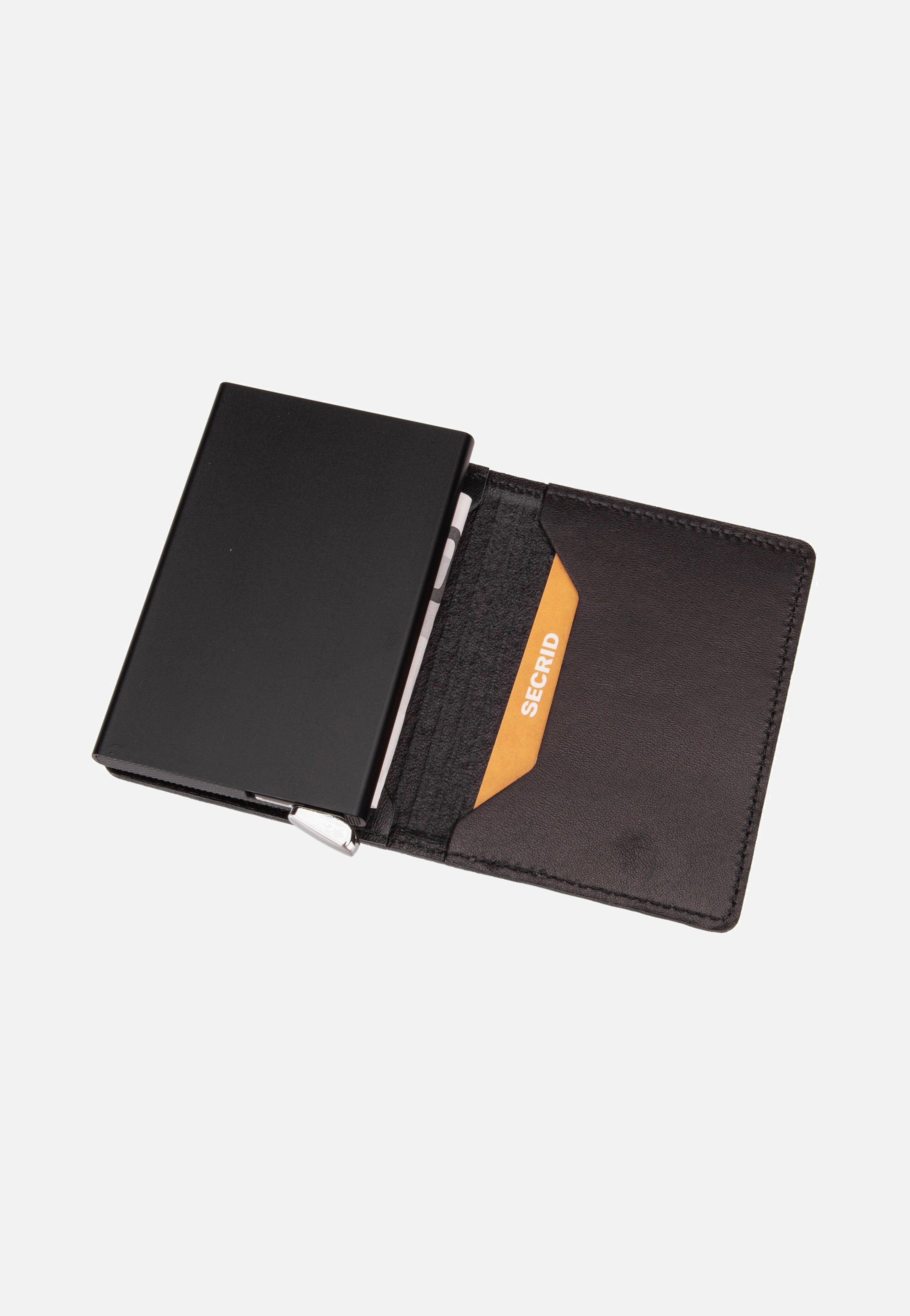 Secrid Slimwallet Emboss Lines Black+ Portemonnaie