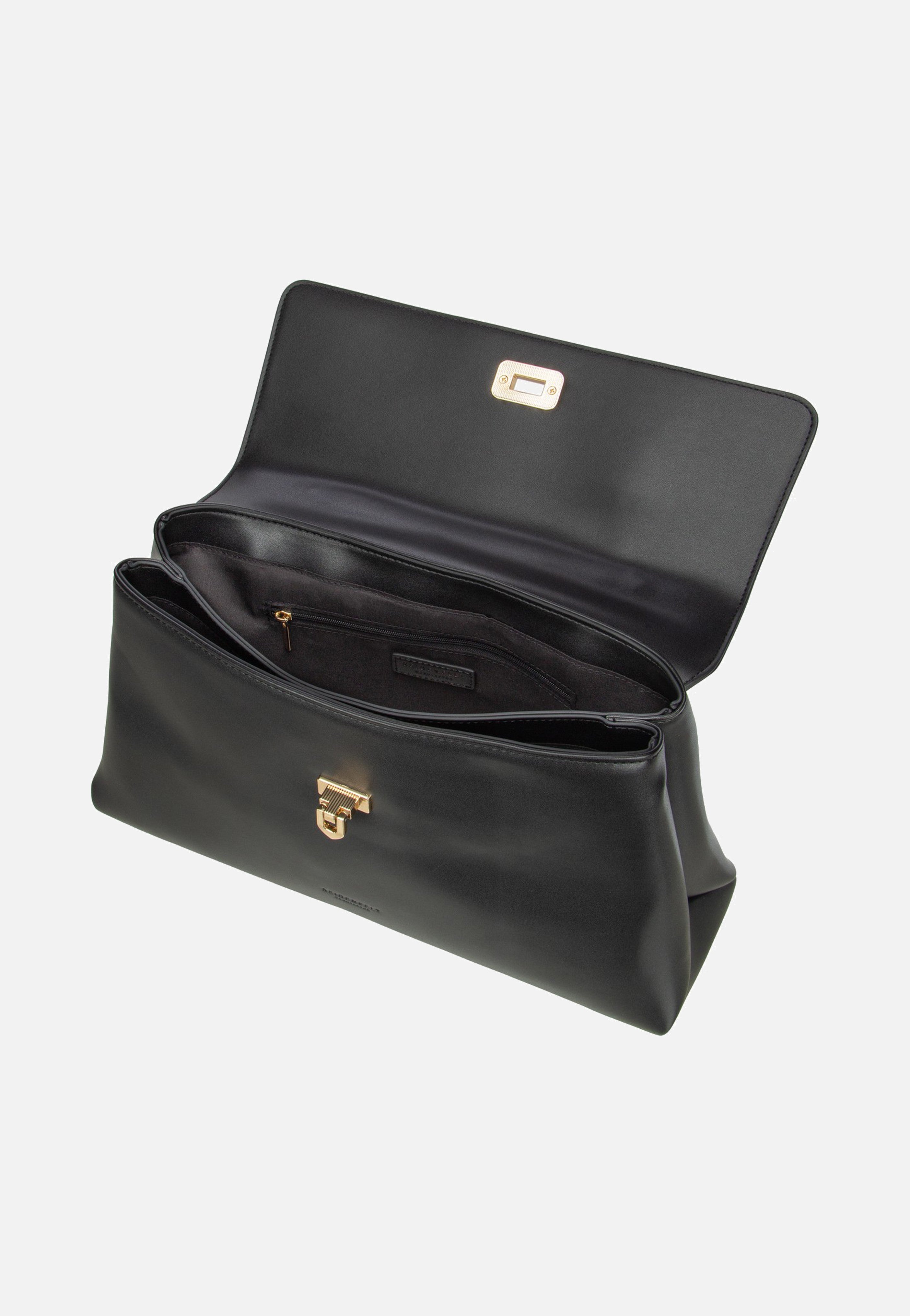 Seidenfelt Lilla Edet Office Black Handle Bag